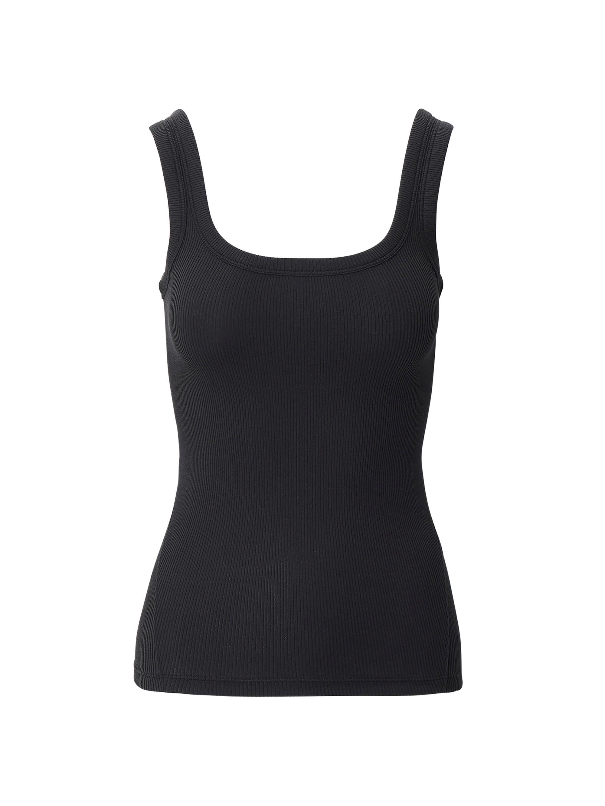 rag & bone Women's The Essential Rib-Knit Tank - Black