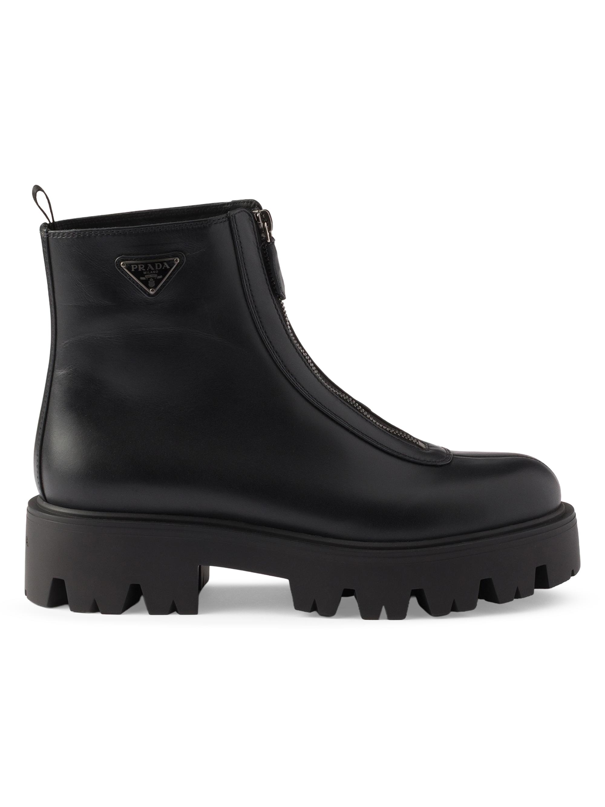 Prada Leather Boots | Saks Fifth Avenue