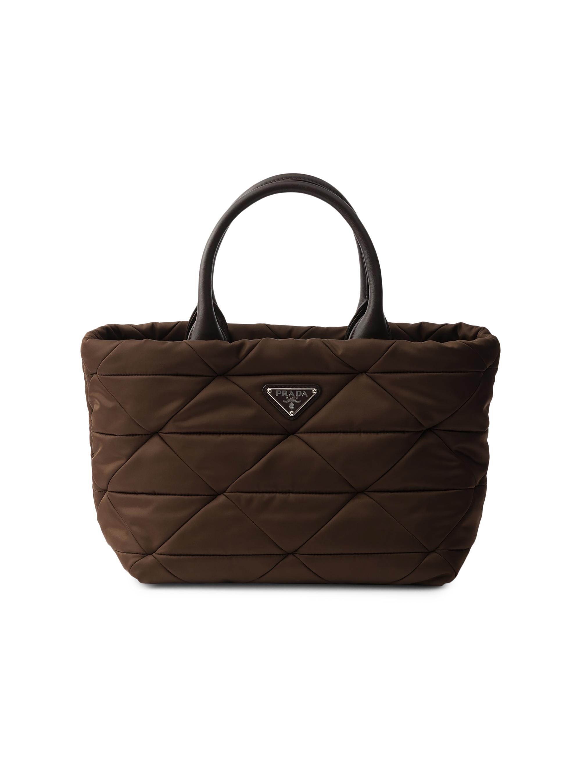 Prada Jardiniere Mini Cotton Canvas Top Handle Bag | Saks Fifth Avenue