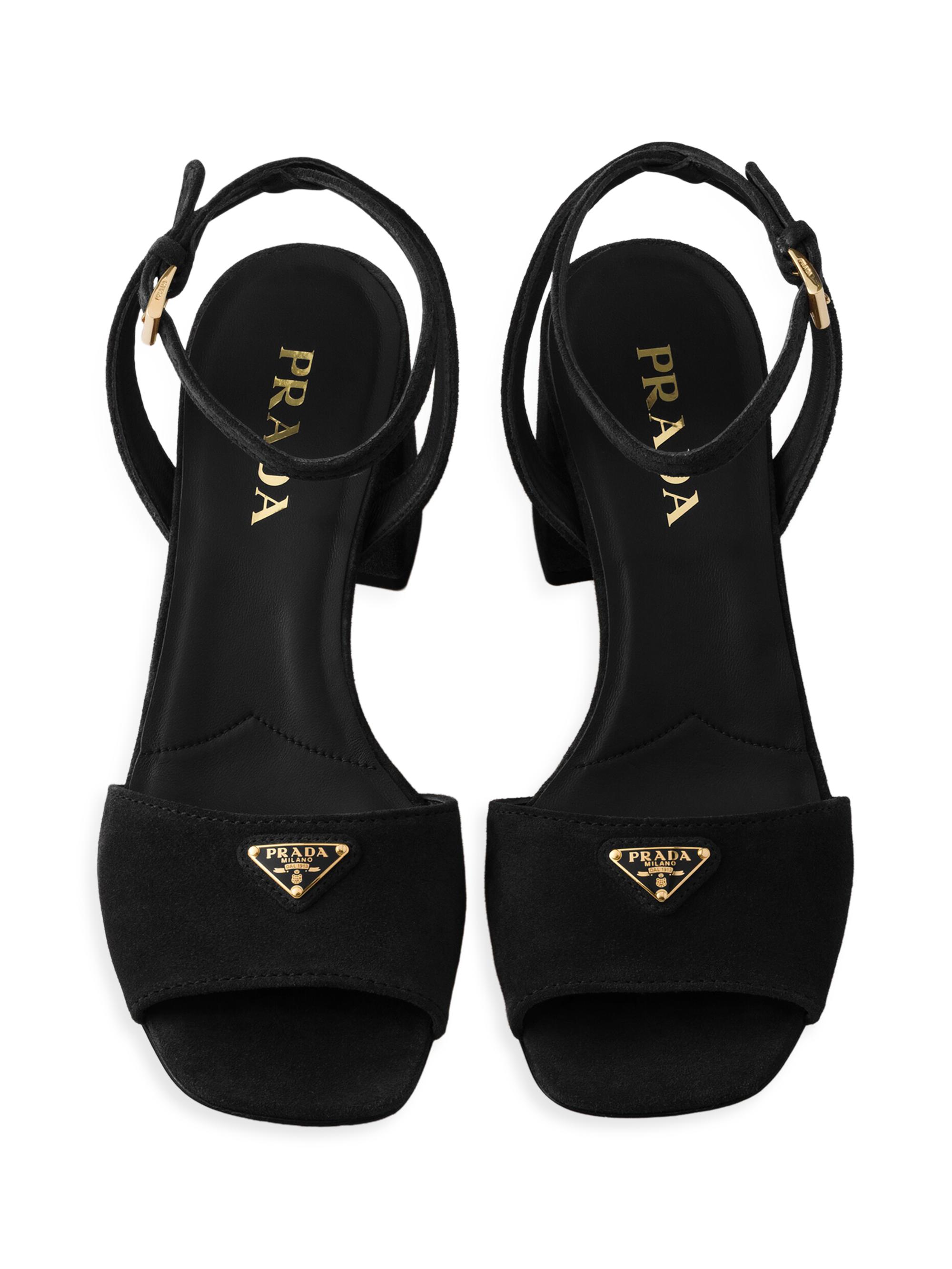 Prada Suede Sandals | Saks Fifth Avenue