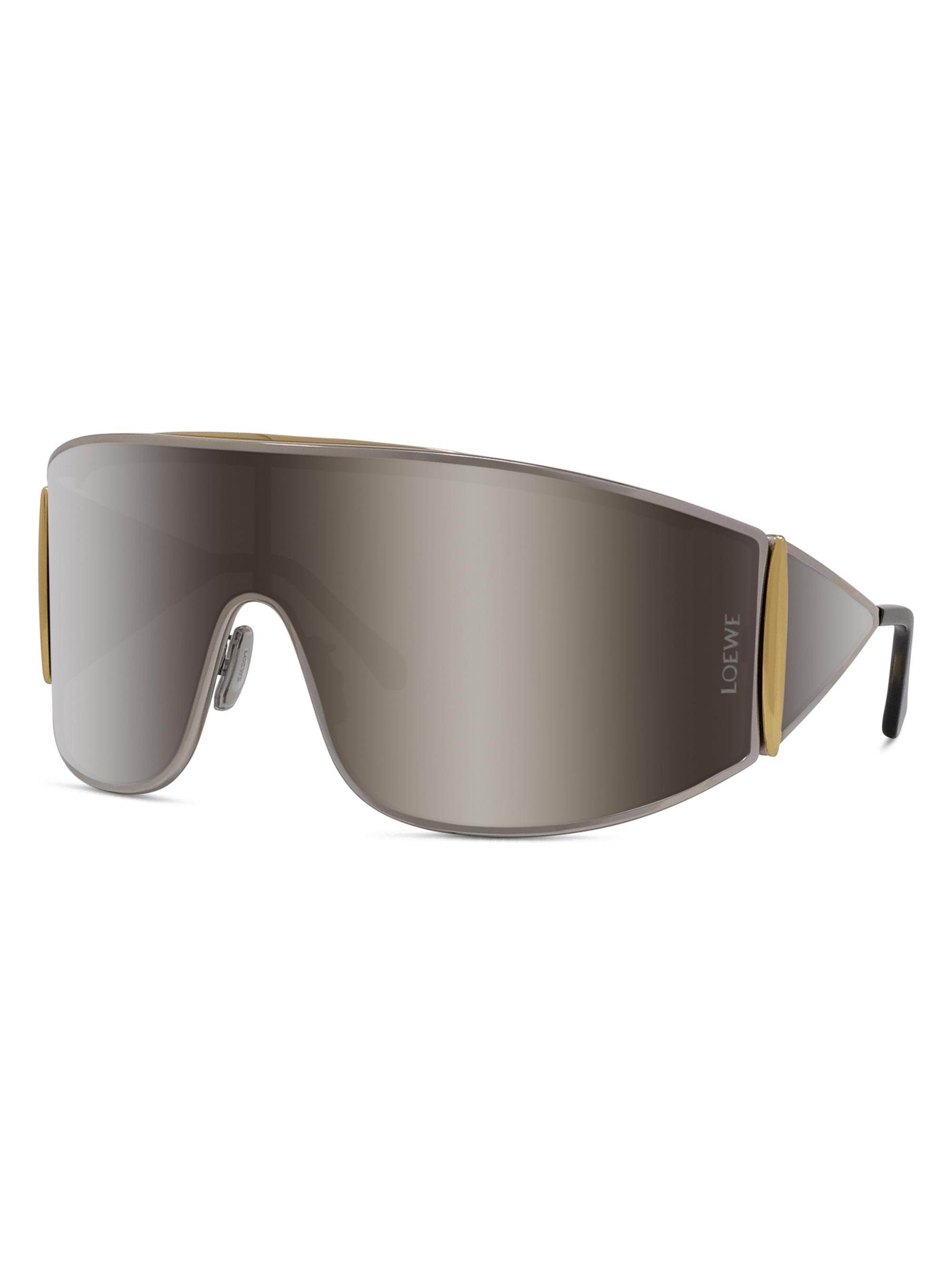 エウロペ LOEWE Signature Mirrored Wrap Sunglasses | Saks Fifth Avenue