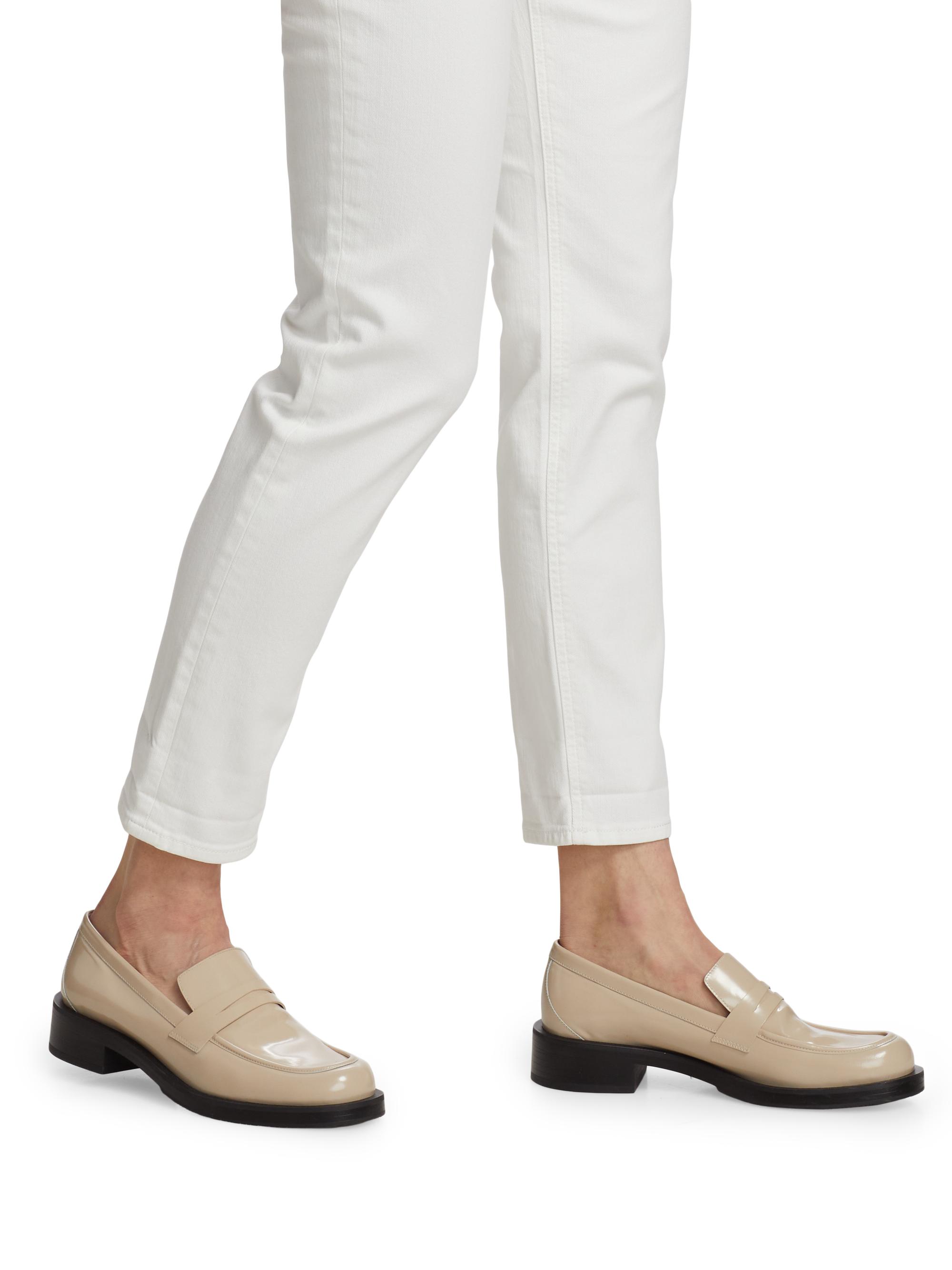 rag & bone Women's Dre Low-Rise Slim Boyfriend Jeans - Optic White | Thumbnail 6