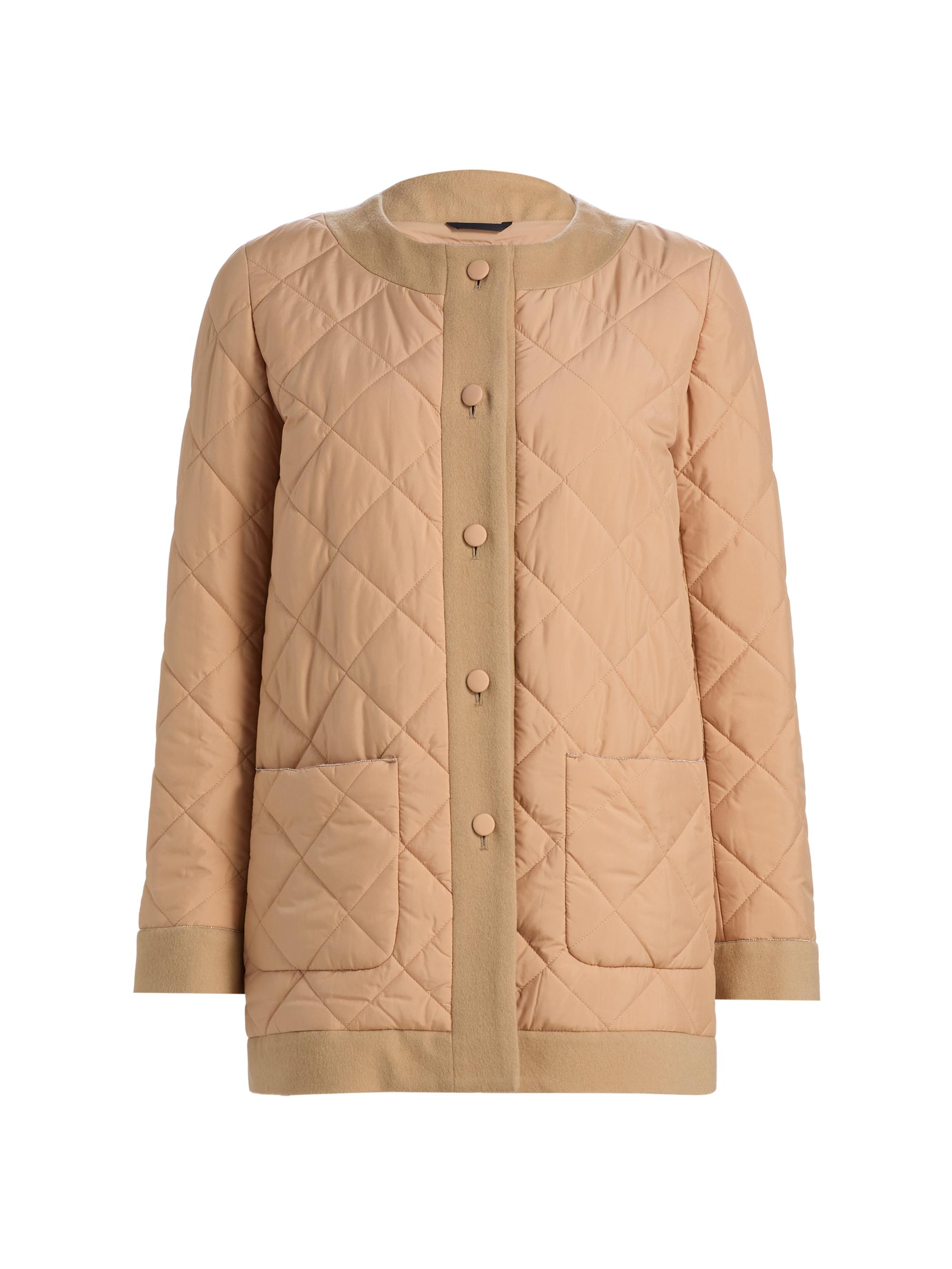 Cinzia Rocca Women's Quilted Patch Pocket Jacket - Camel | Thumbnail 8