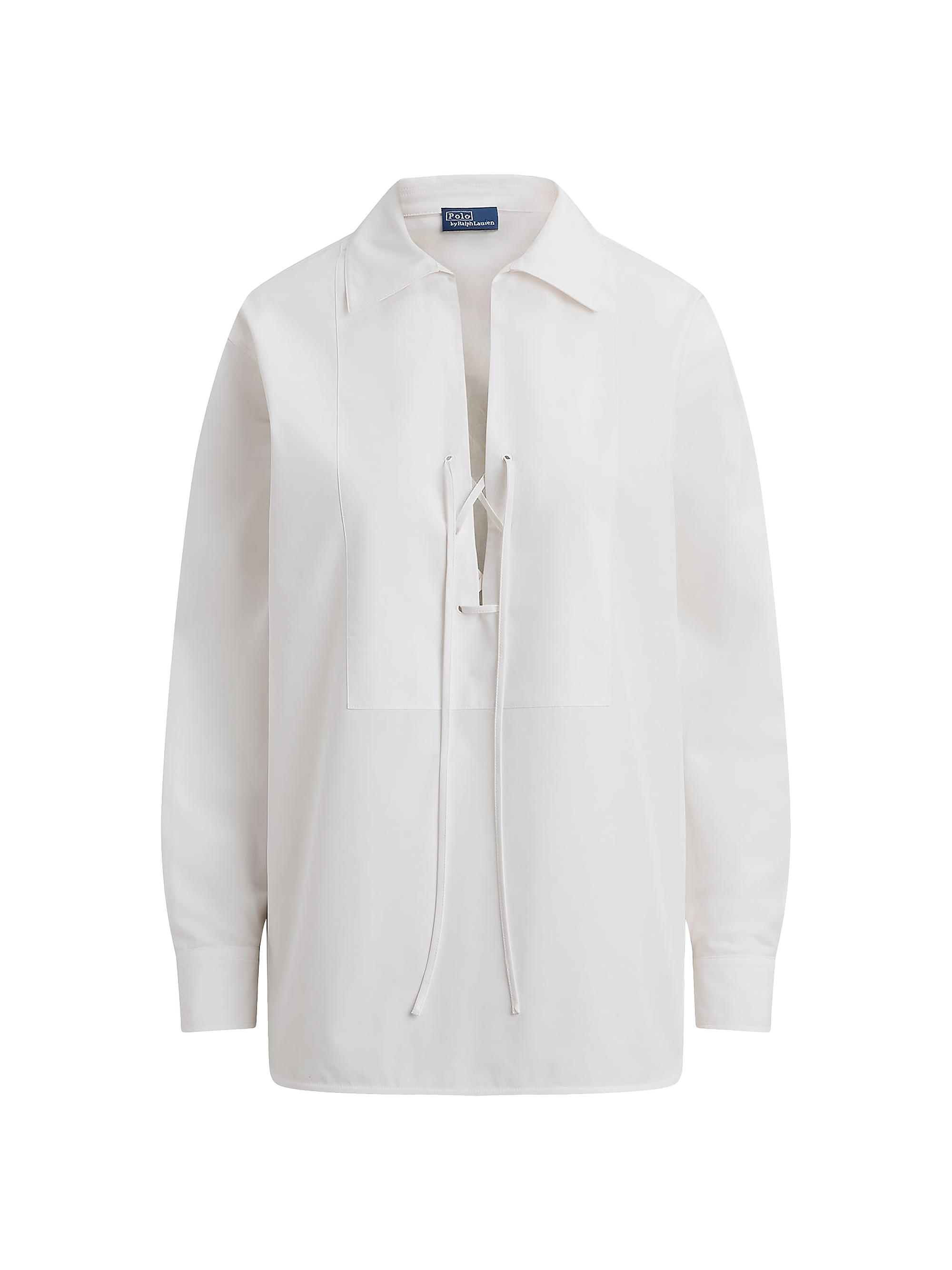 Ralph lauren コットンシルク　シャツ　L Polo Ralph Lauren Silk Classic-Fit Shirt | Saks Fifth Avenue
