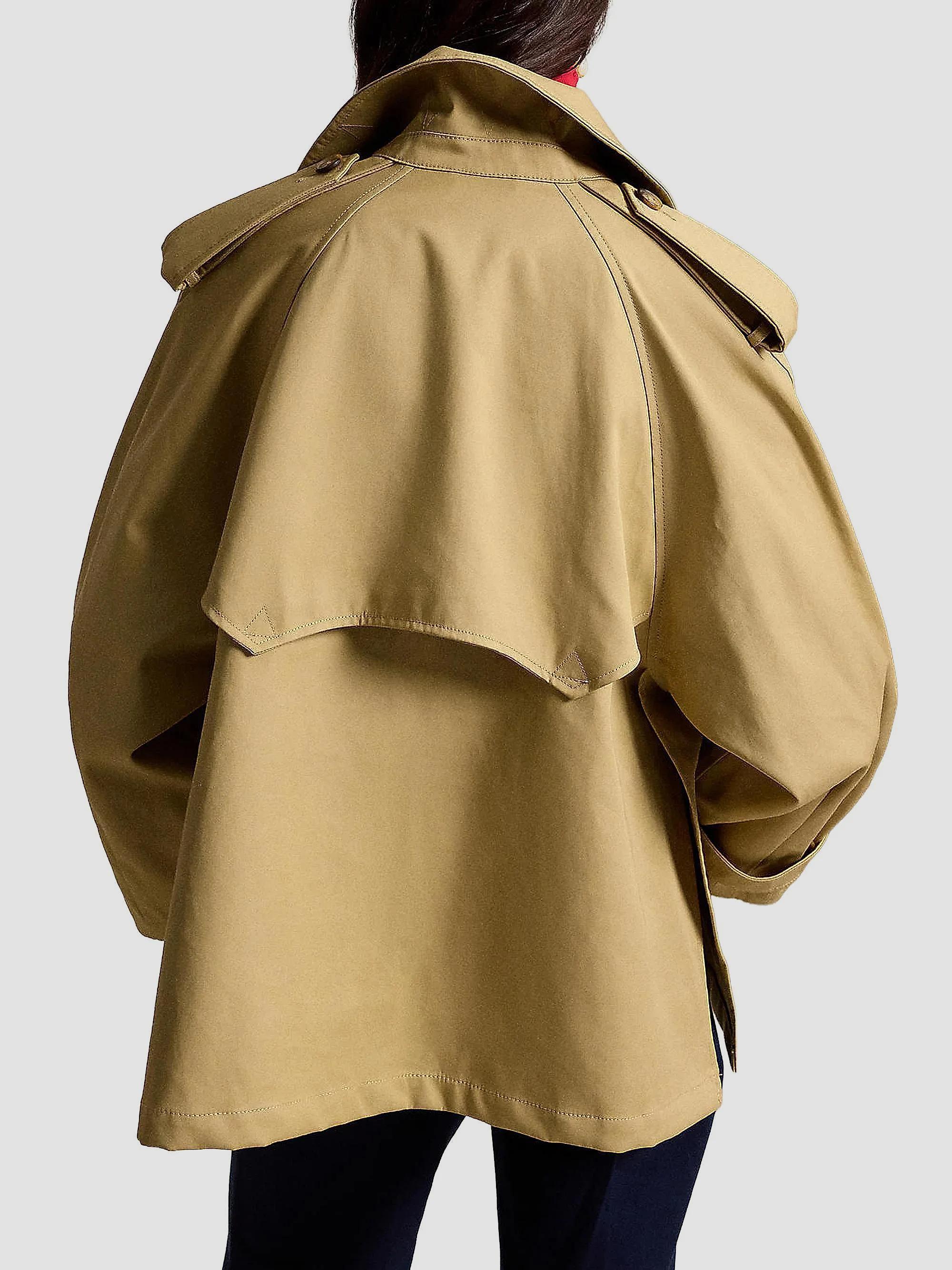 Polo Ralph Lauren Cotton-Twill Balloon Trench Coat | Saks Fifth Avenue