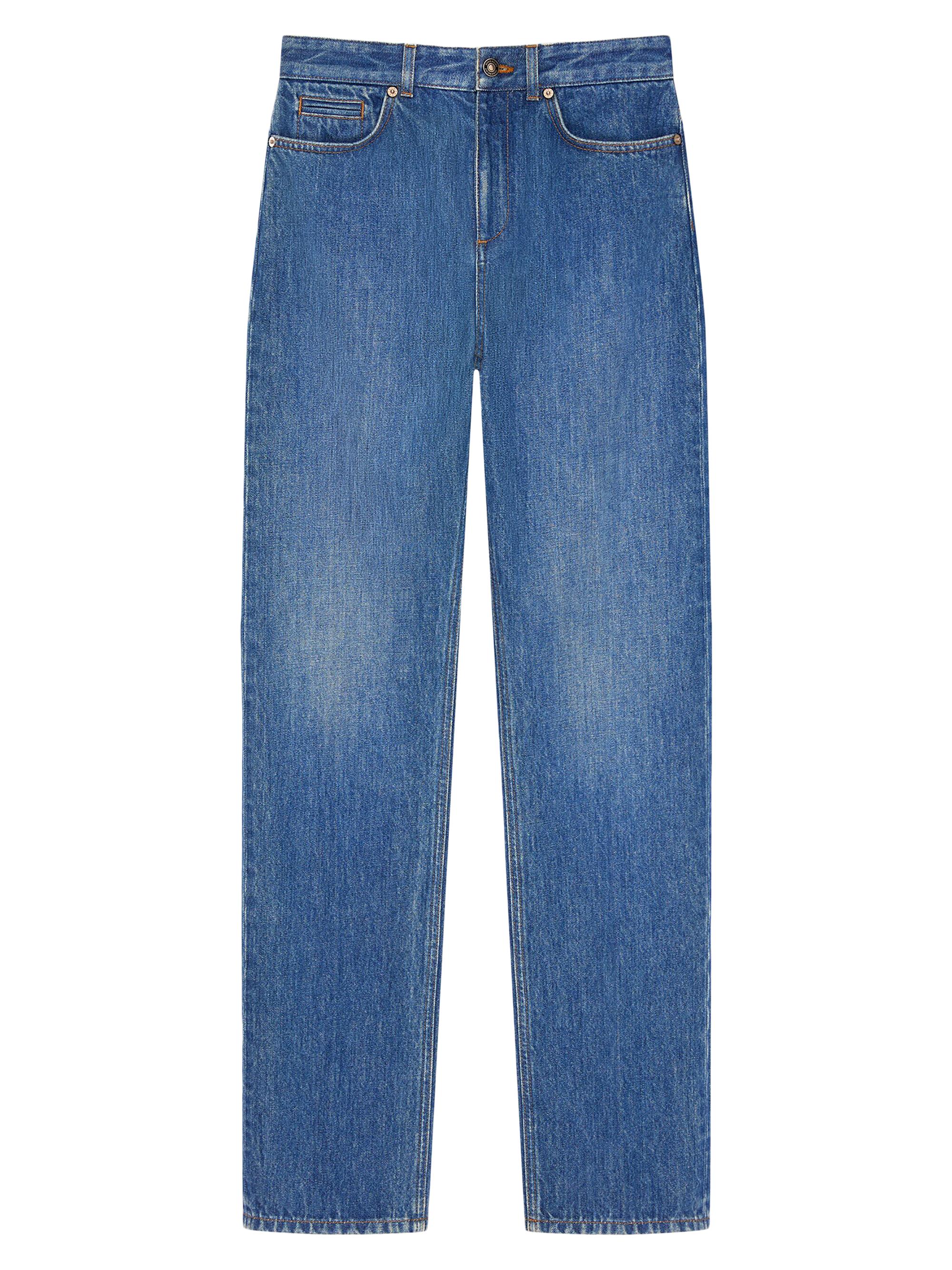 Givenchy Women's Straight Fit Jeans - Medium Blue