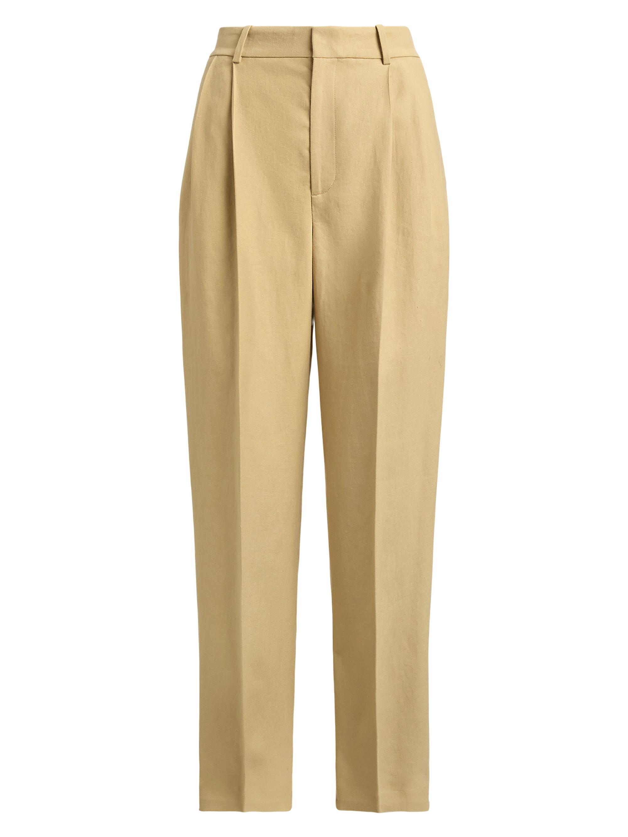Polo Ralph Lauren Wool Pleated Wide-Leg Pants | Saks Fifth Avenue