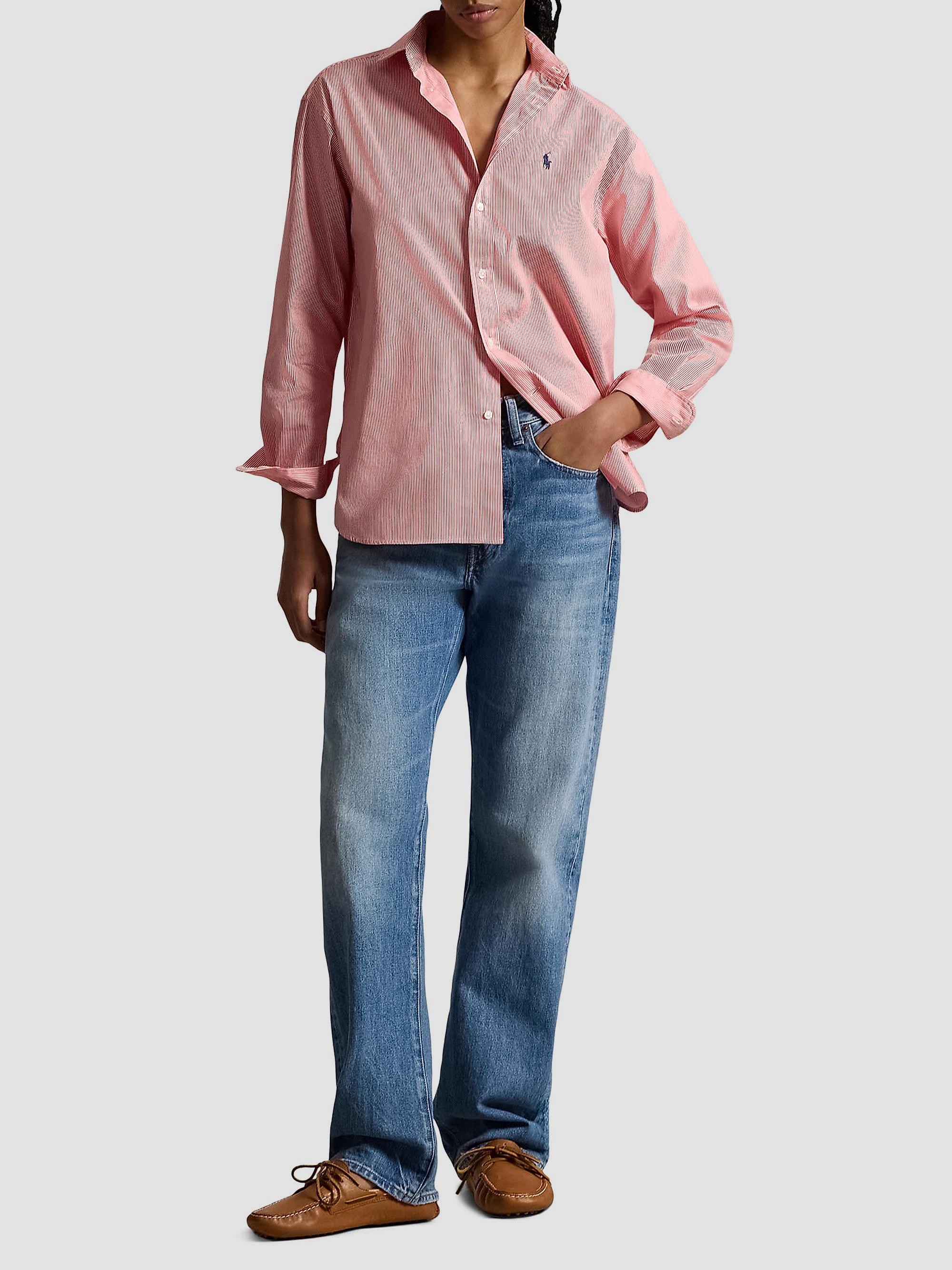 Polo Ralph Lauren Ramsey Micro-Striped Cotton Button-Front Shirt | Saks ...