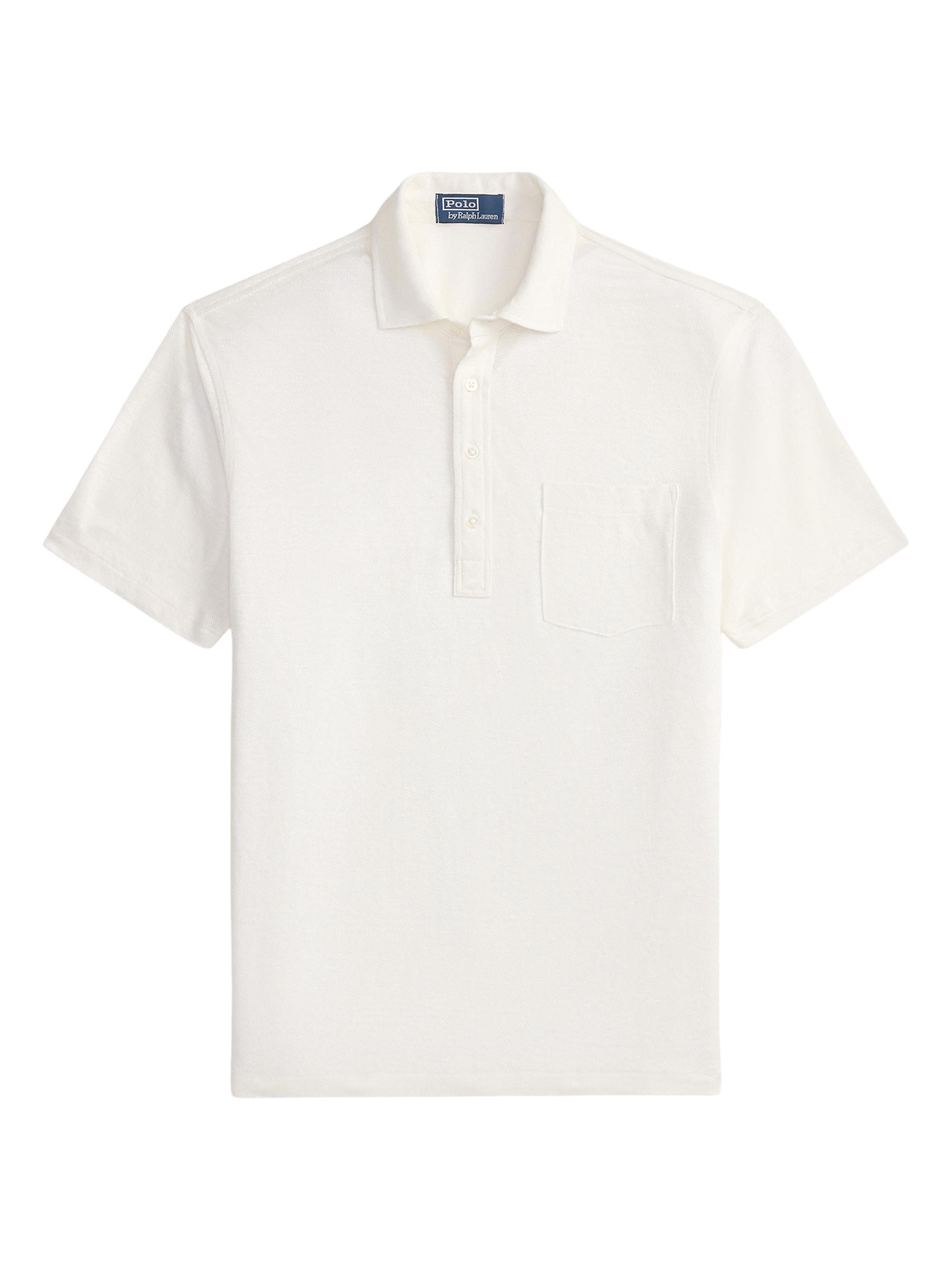 Polo Ralph Lauren Woven Polo Shirt | Saks Fifth Avenue