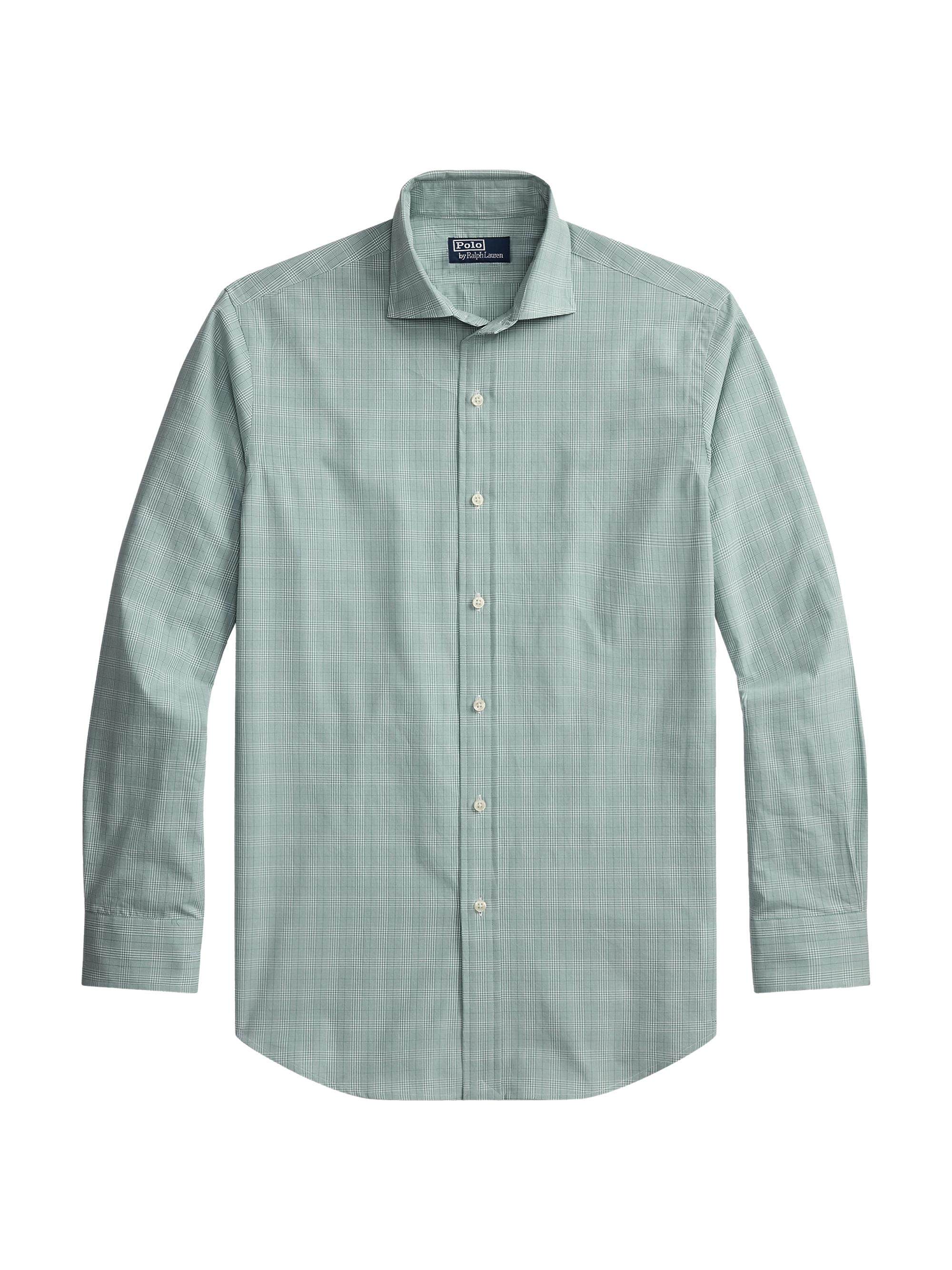 Polo Ralph Lauren Classic Fit Houndstooth Twill Shirt | Saks Fifth