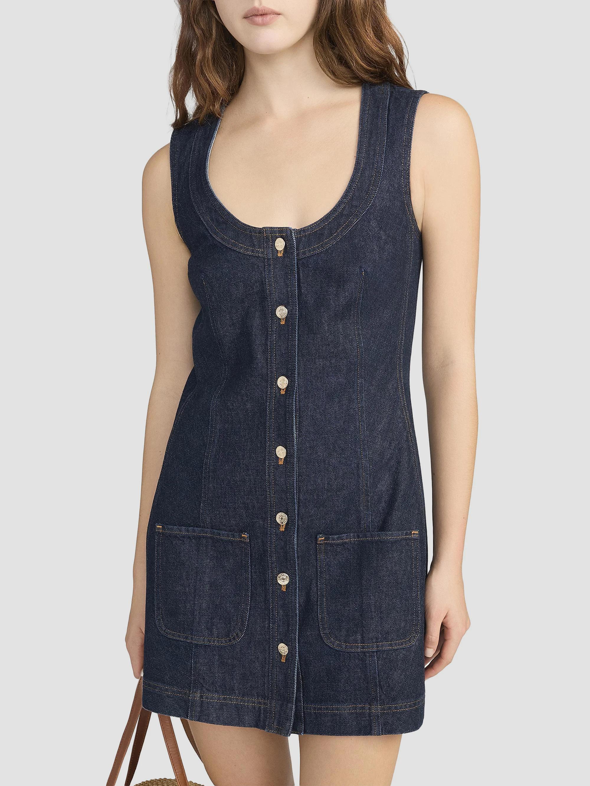 FRAME The Patch Pocket Dress Rinse 6