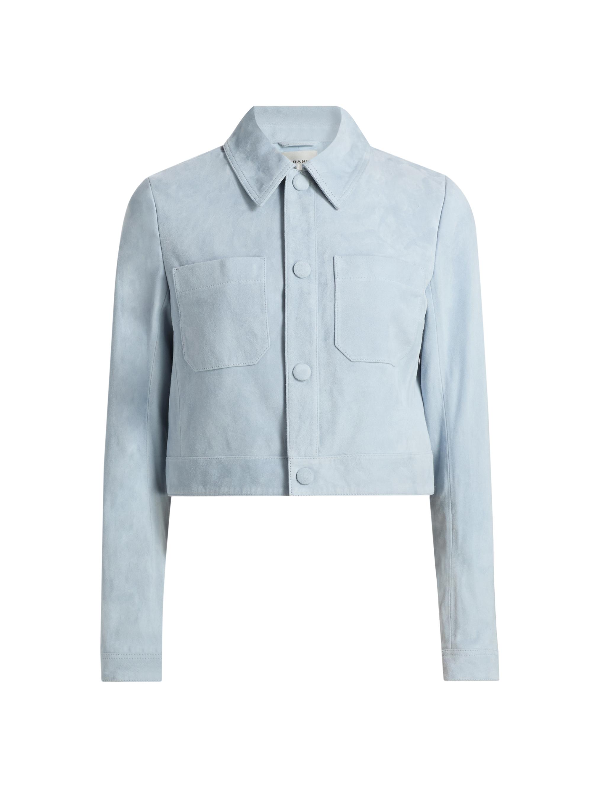 FRAME Women's The Small Suede Jacket - Mauve