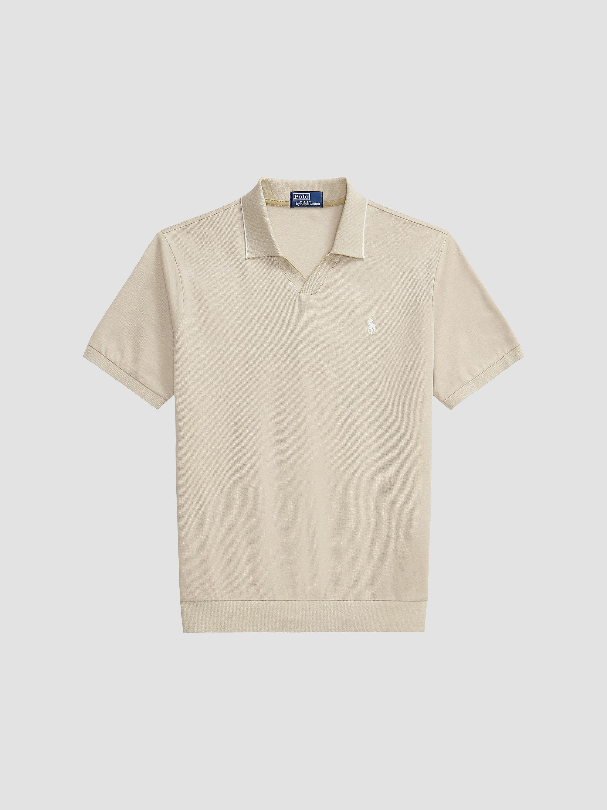 【美品】Polo Ralph Lauren Pima Cotton ベージュ Polo Ralph Lauren Classic-Fit Pima Cotton Polo Shirt | Saks Fifth