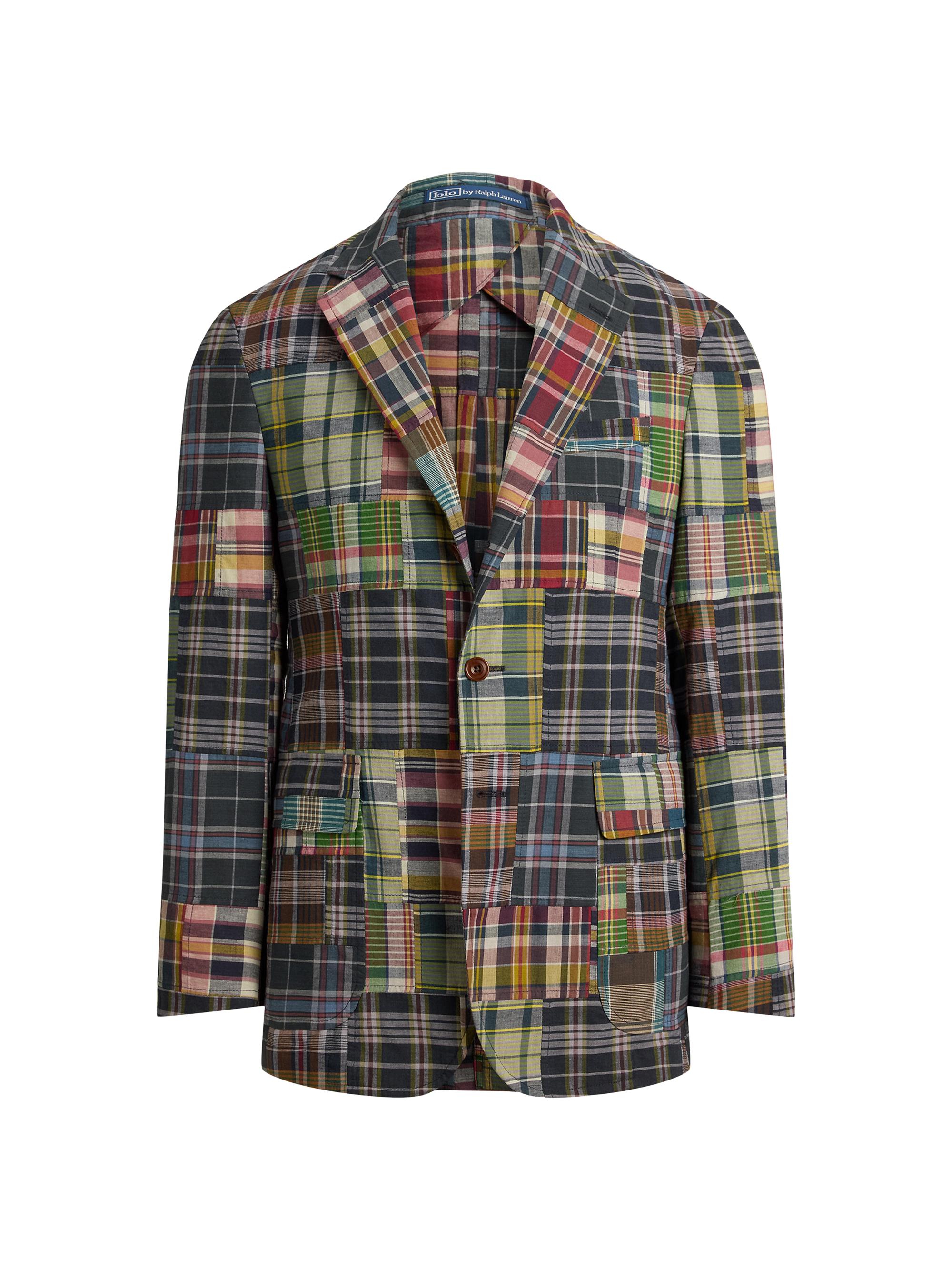 Polo Ralph Lauren Plaid Wool Single-Breasted Blazer | Saks Fifth