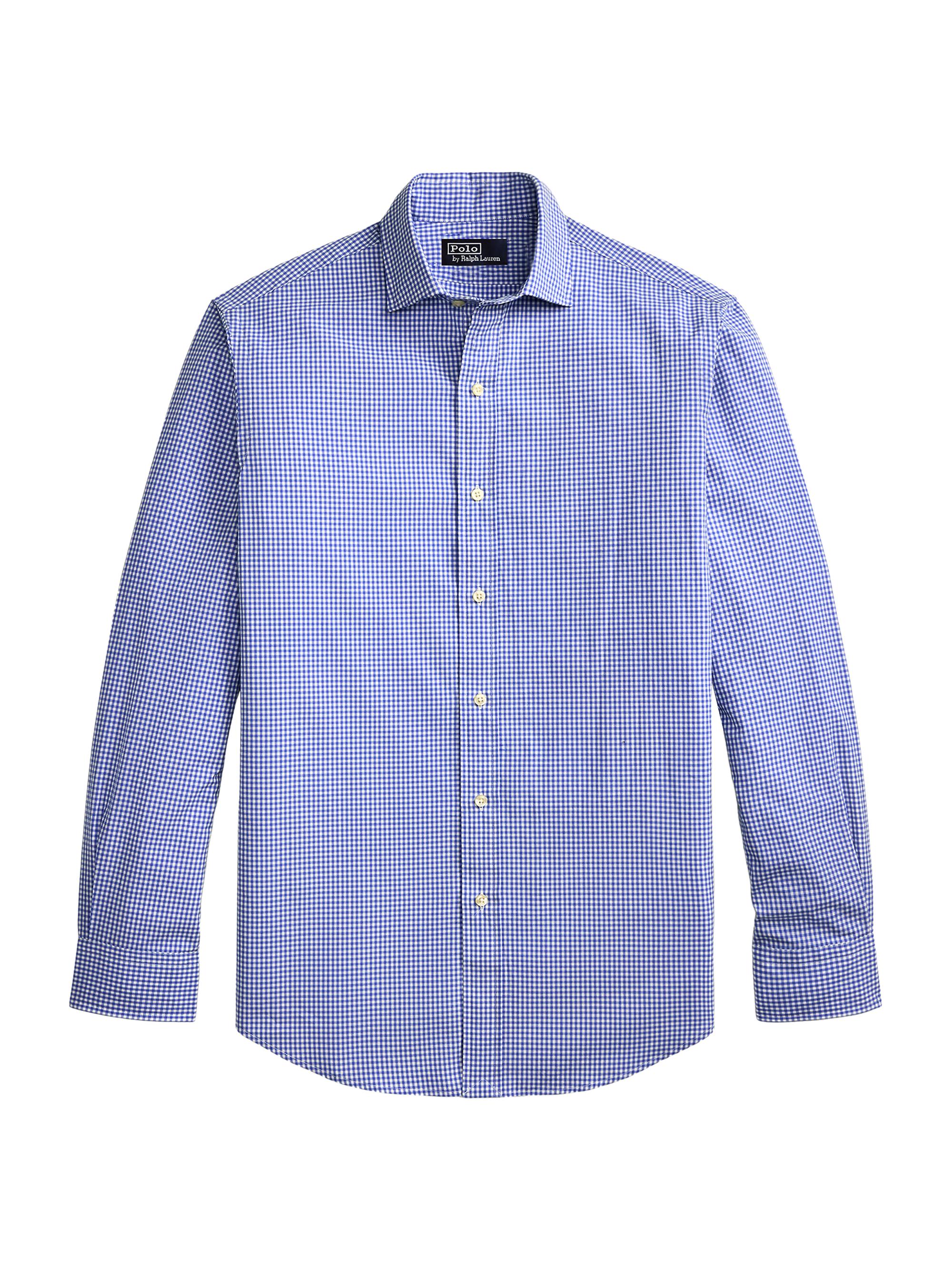 Polo Ralph Lauren Classic-Fit Plaid Linen Shirt | Saks Fifth Avenue