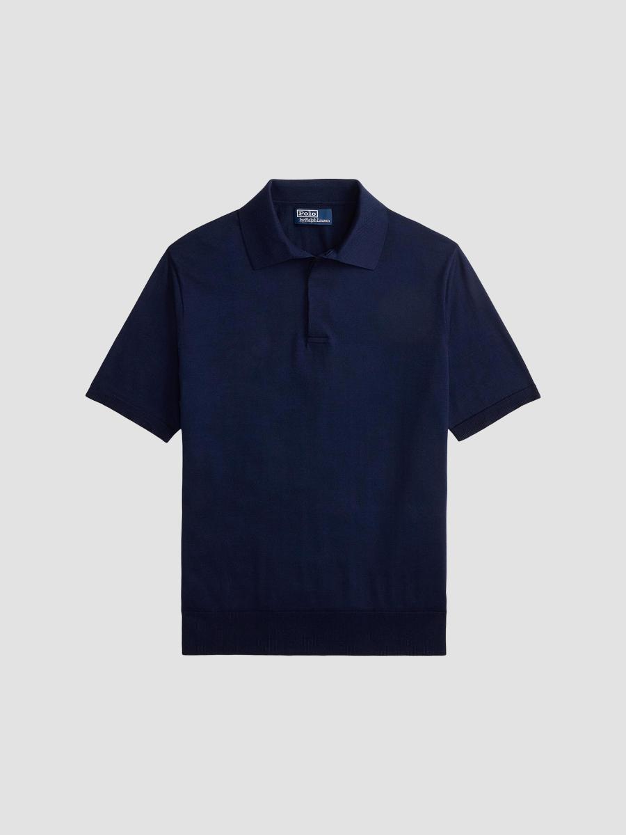 Polo Ralph Lauren Cutaway Collar Cotton Polo Shirt | Saks Fifth Avenue