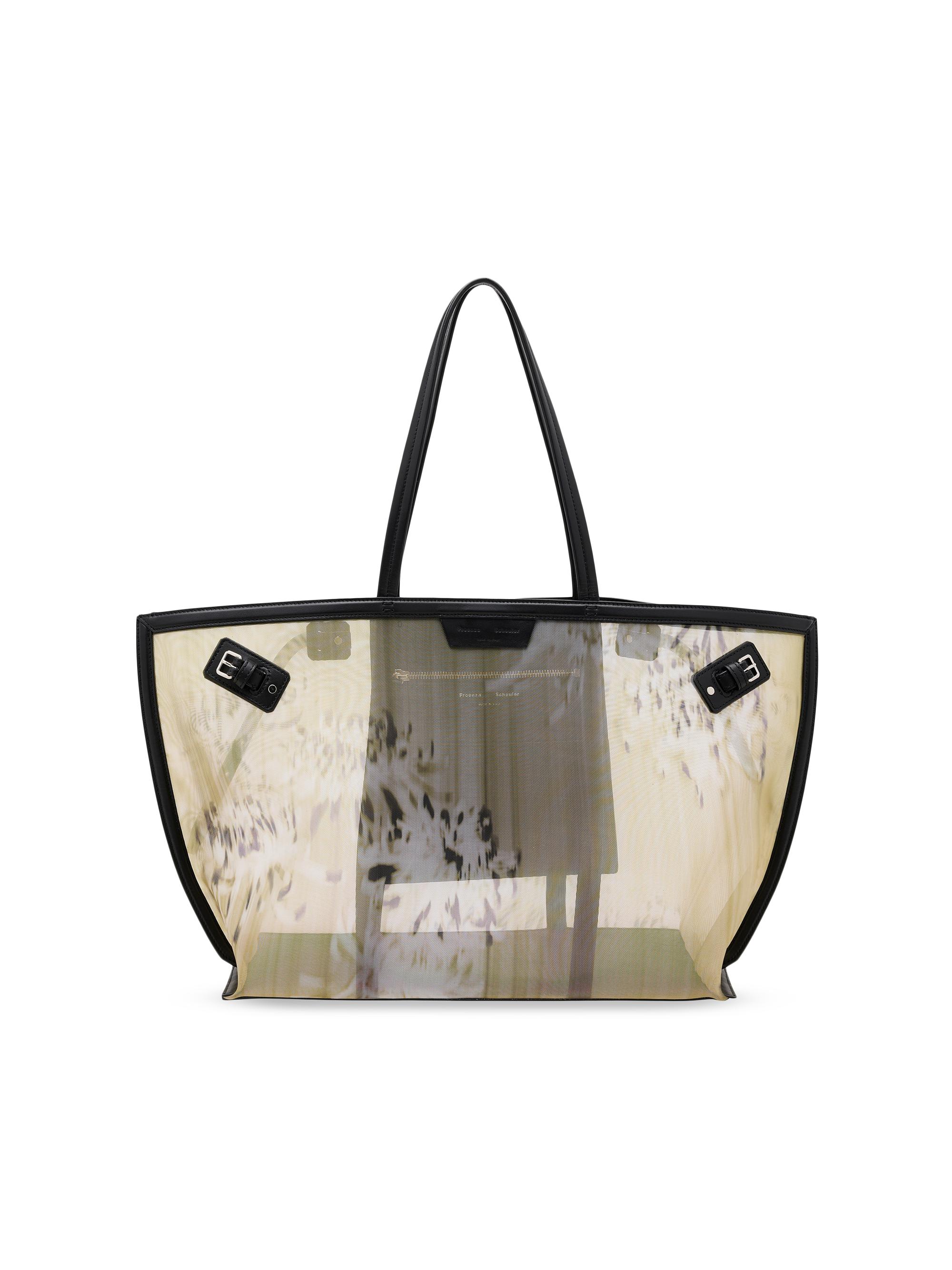 Proenza Schouler Women's Days Mesh Carryall Tote Bag - Artichoke Multi