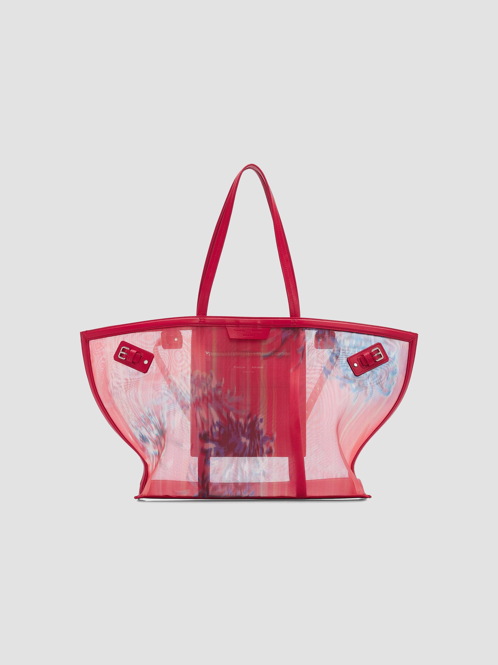Proenza Schouler Women's Days Mesh Carryall Tote Bag - Flame Multi | Thumbnail 7
