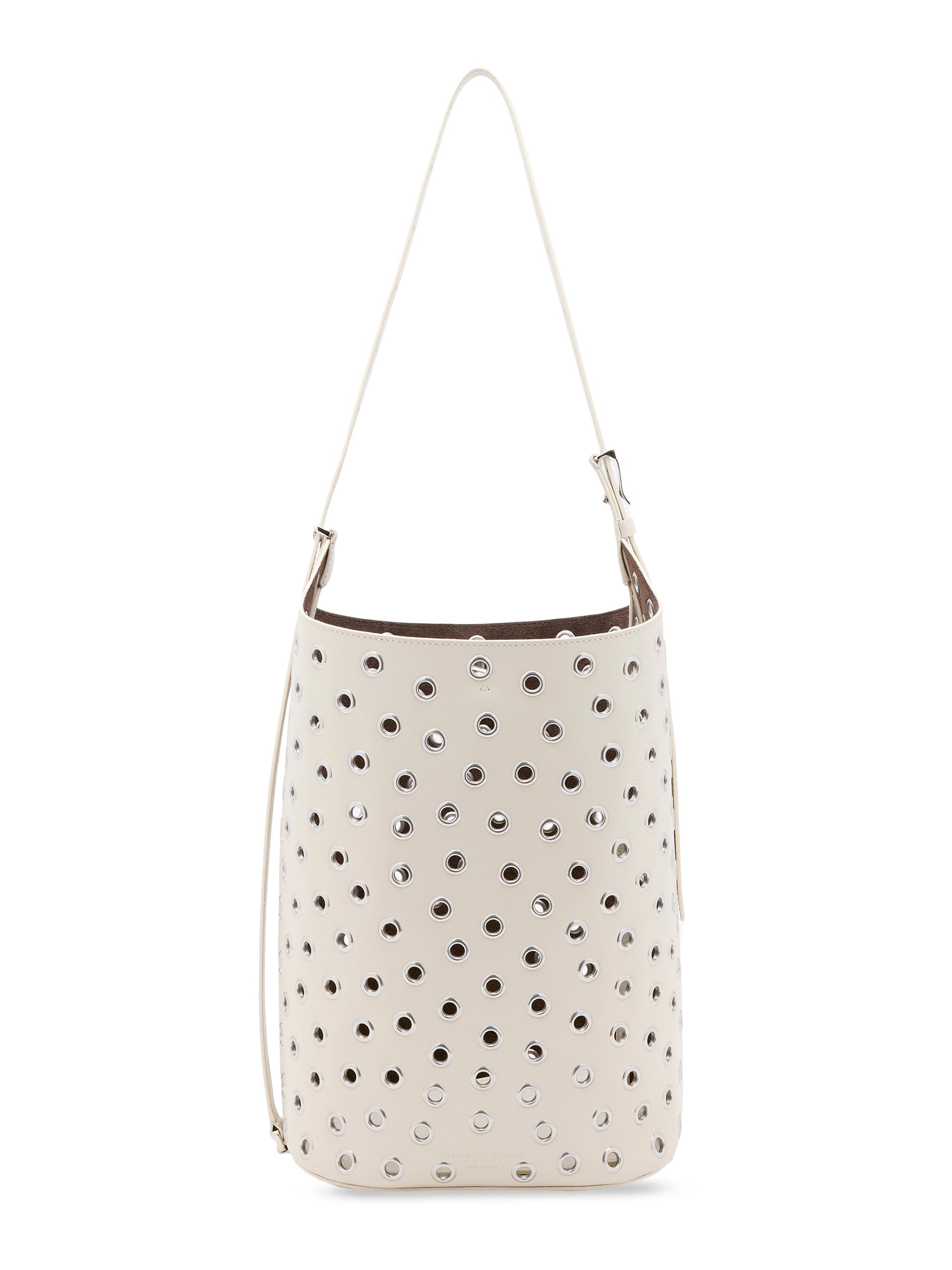 Proenza Schouler Women's Brant Grommet Leather Bucket Bag - Ecru | Thumbnail 8