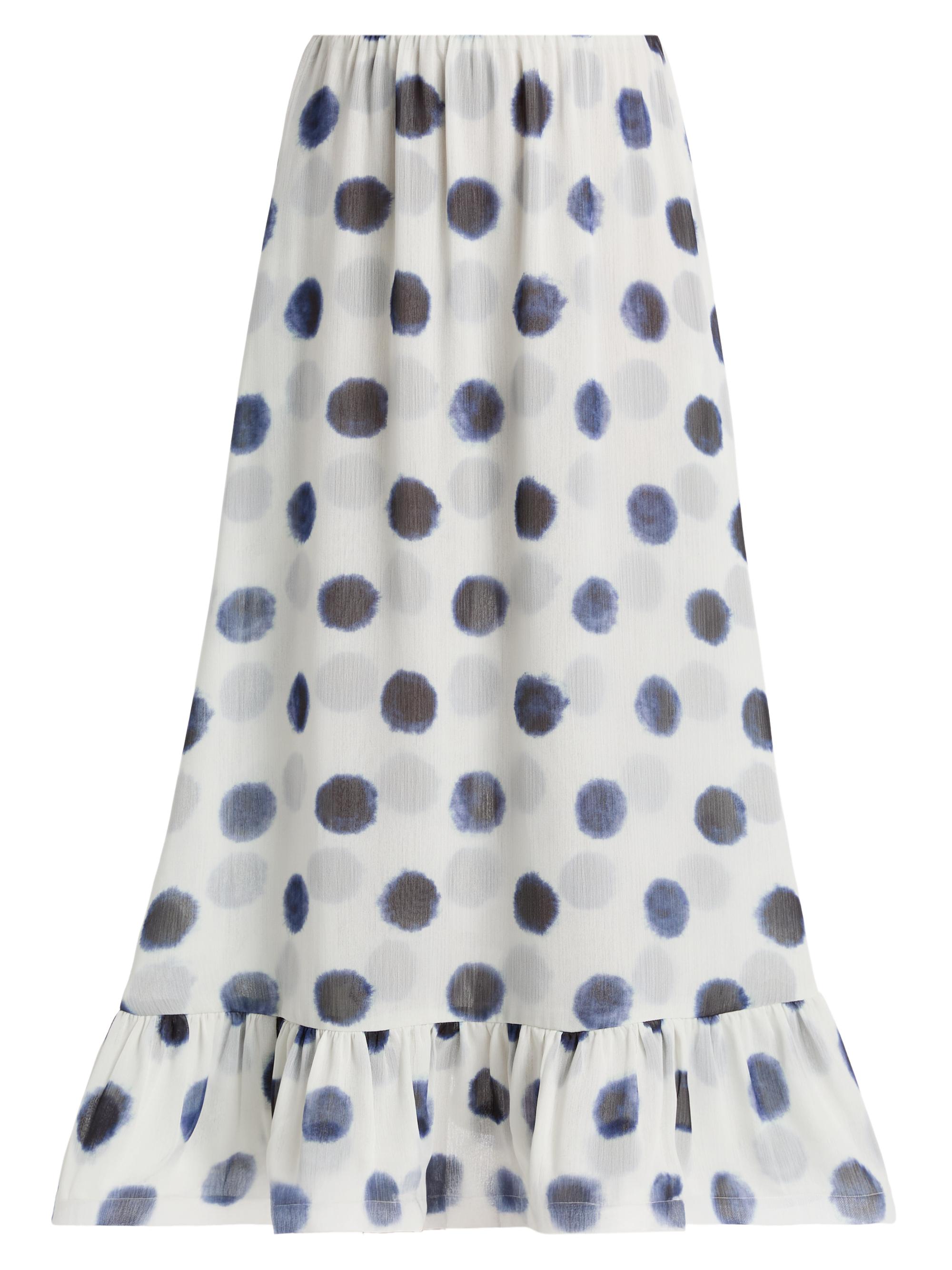 Misa Los Angeles Women's Hope Polka-Dot Midi-Skirt - Polka Dot