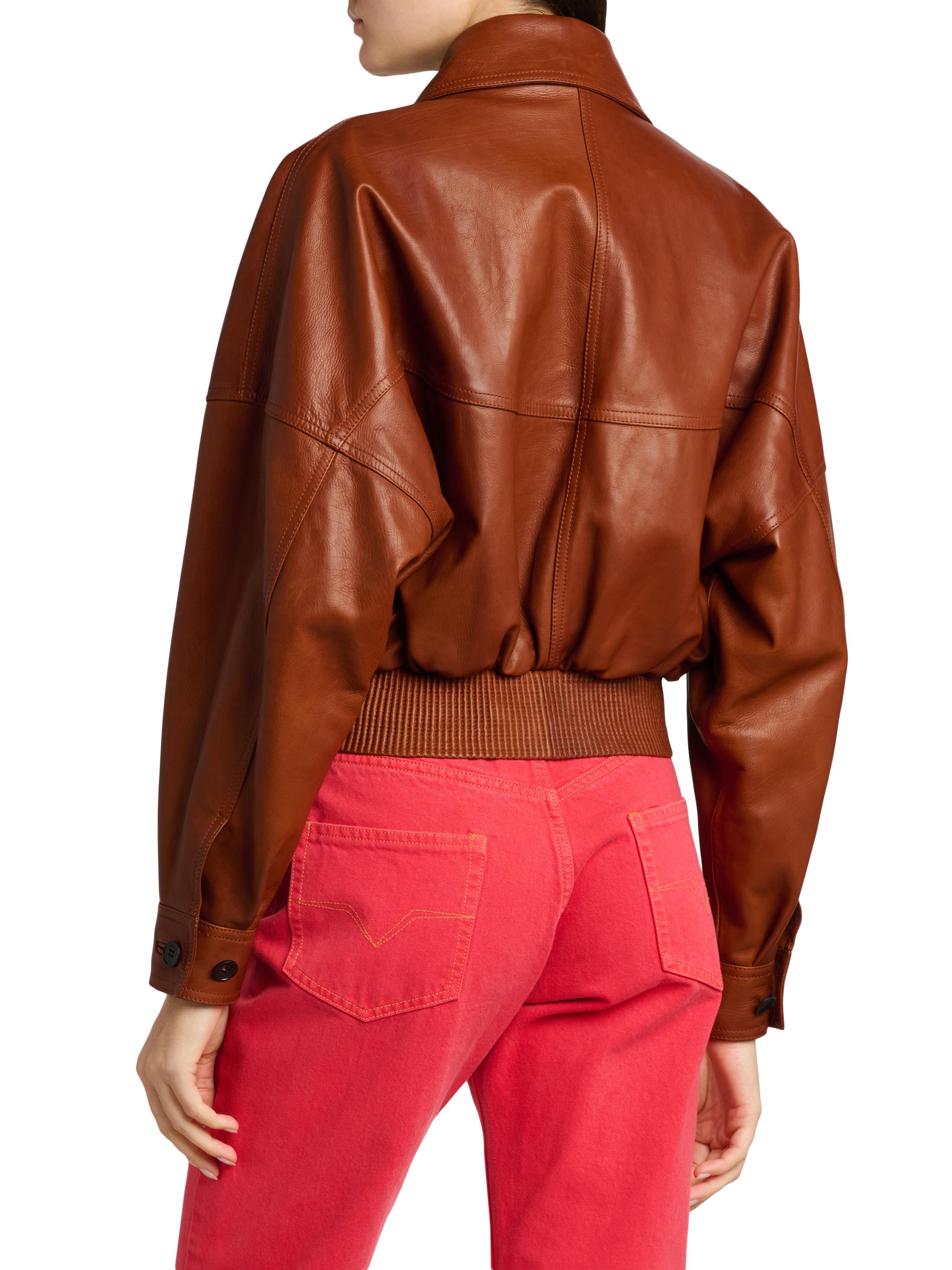 Versace Blouson Leather Jacket | Saks Fifth Avenue
