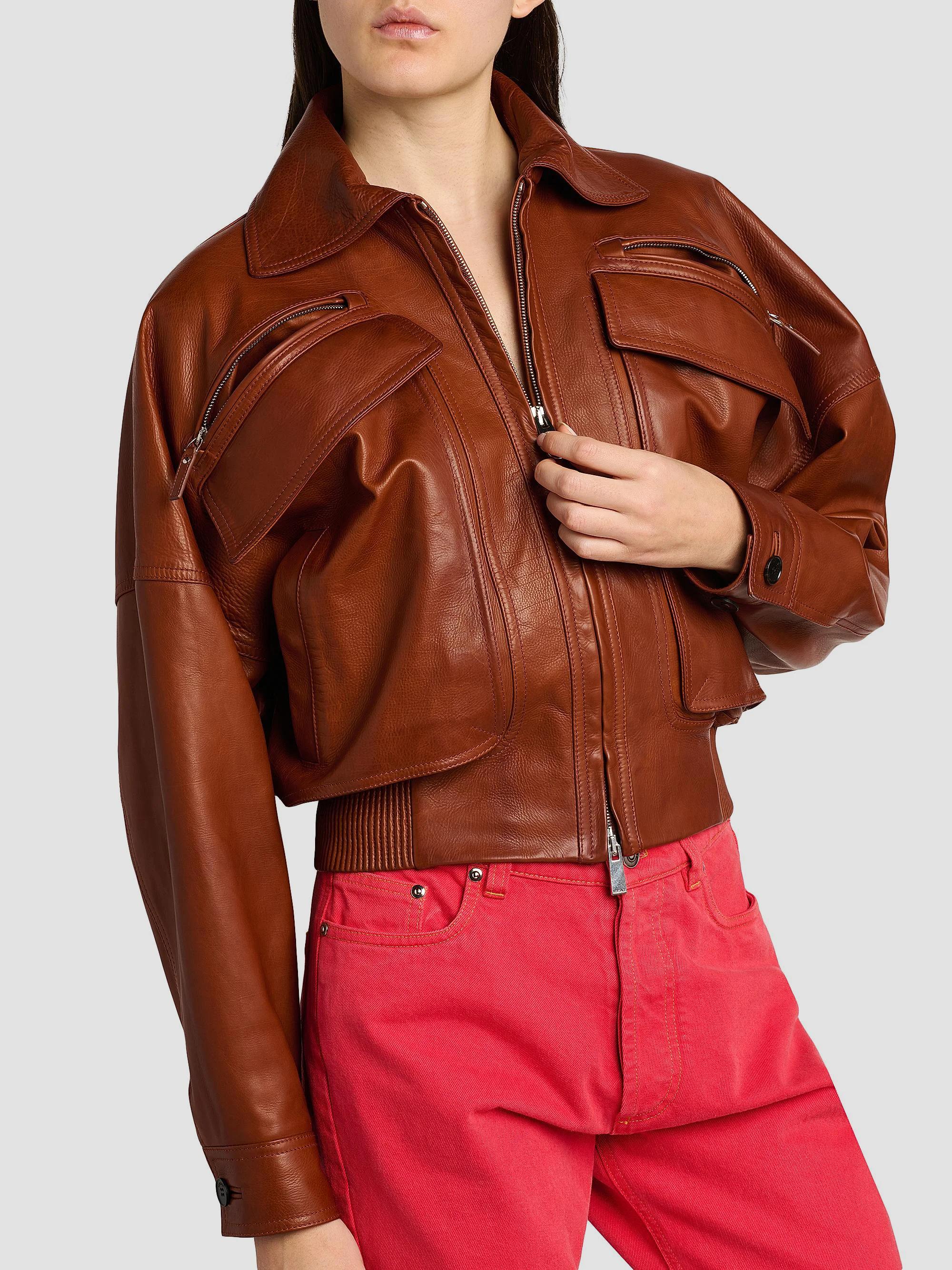 Versace Blouson Leather Jacket | Saks Fifth Avenue