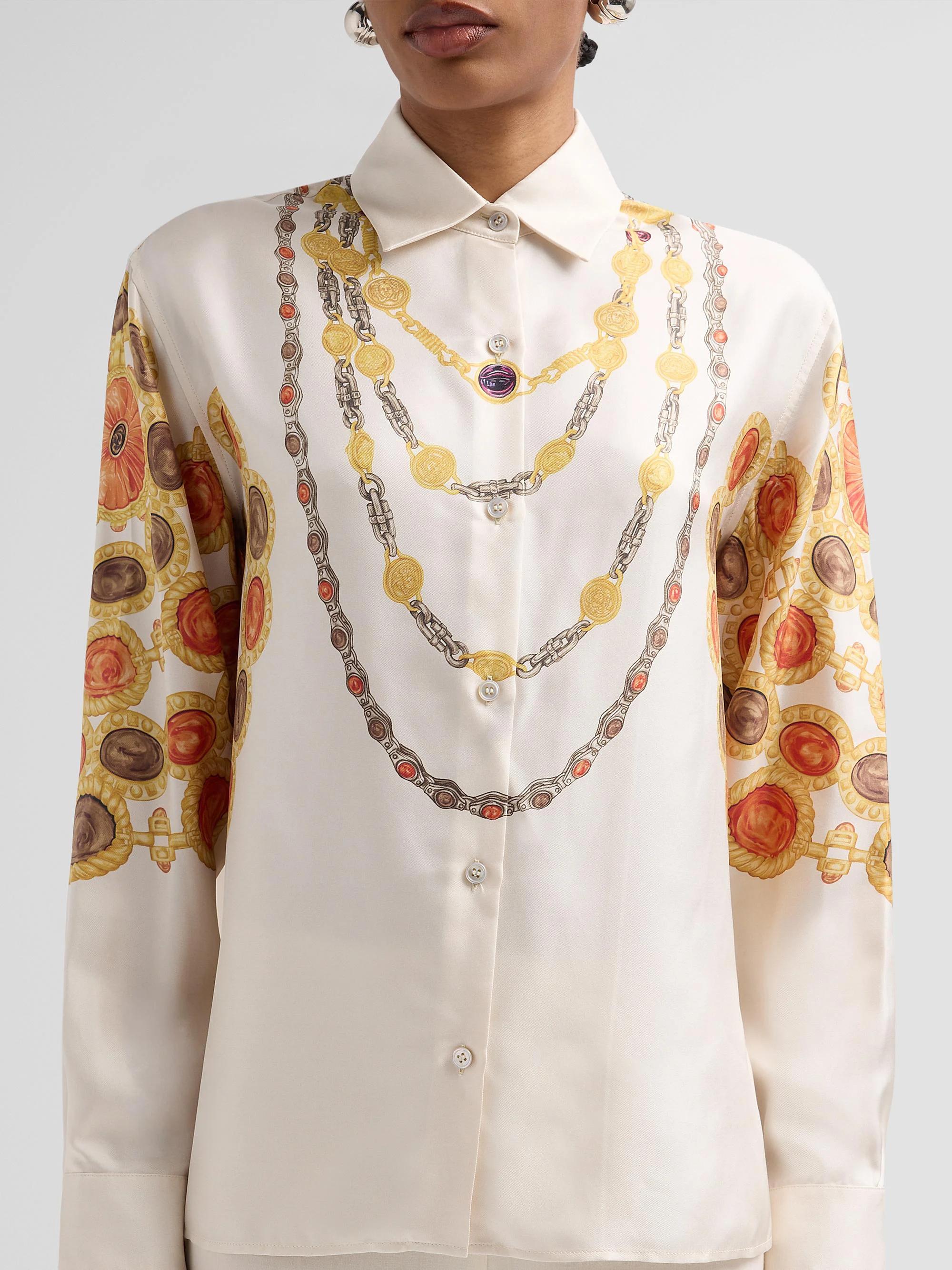 Versace The Lover Silk Twill Formal Shirt | Saks Fifth Avenue