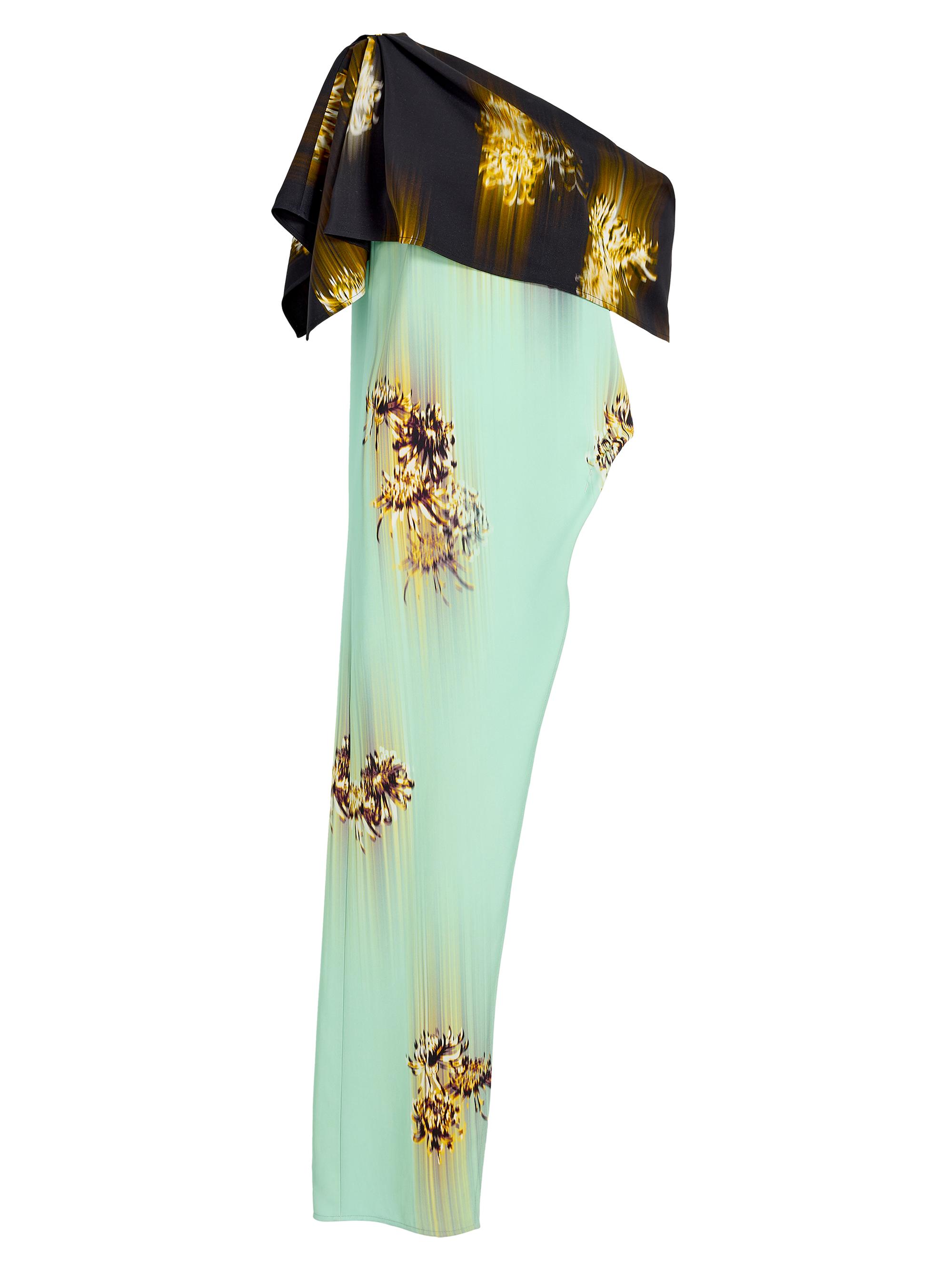 Proenza Schouler Women's Haya Printed One-Shoulder Tunic Top - Glass Multi