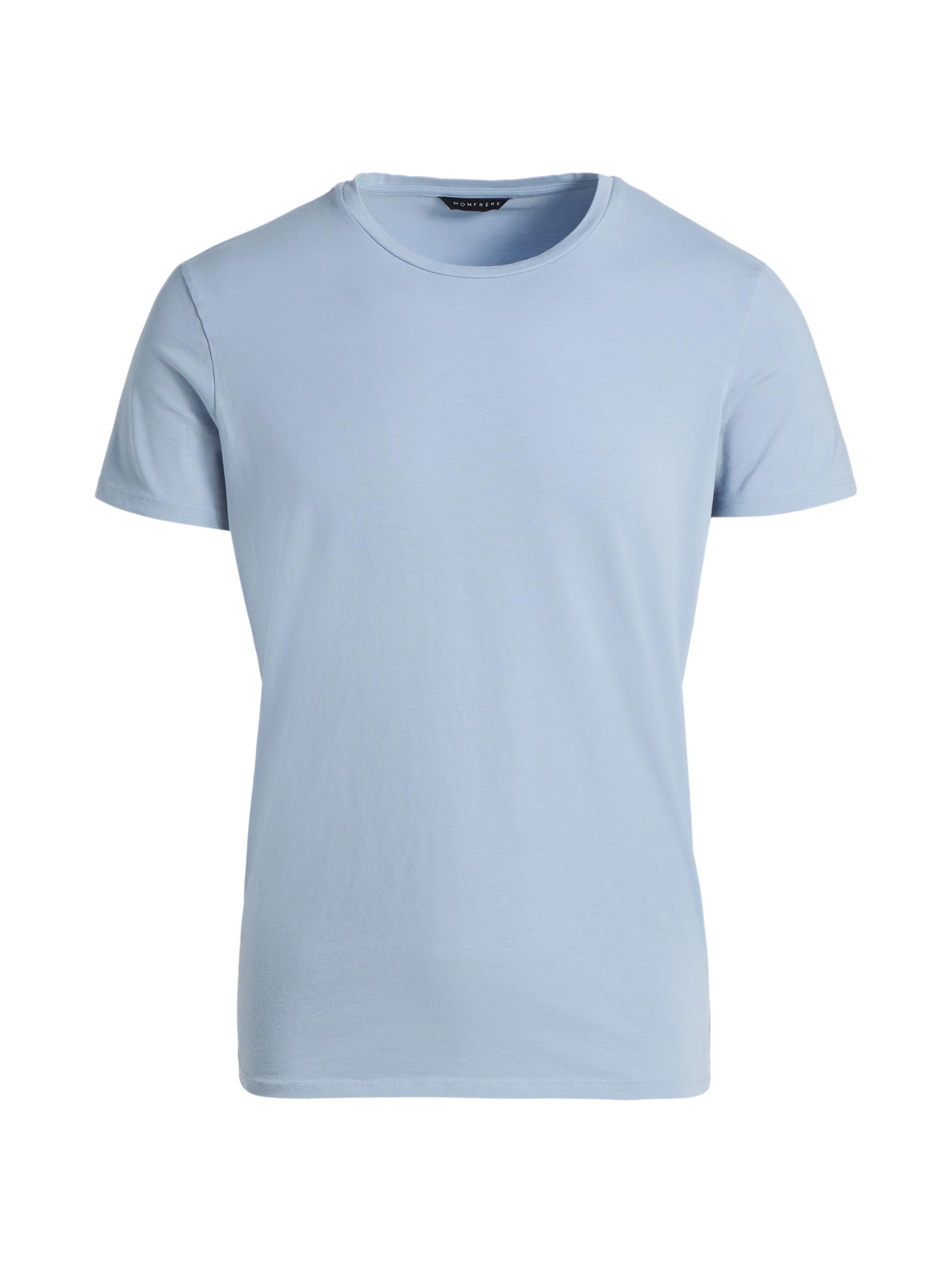 Monfrère Men's Dann Crewneck T-Shirt - Steel Blue