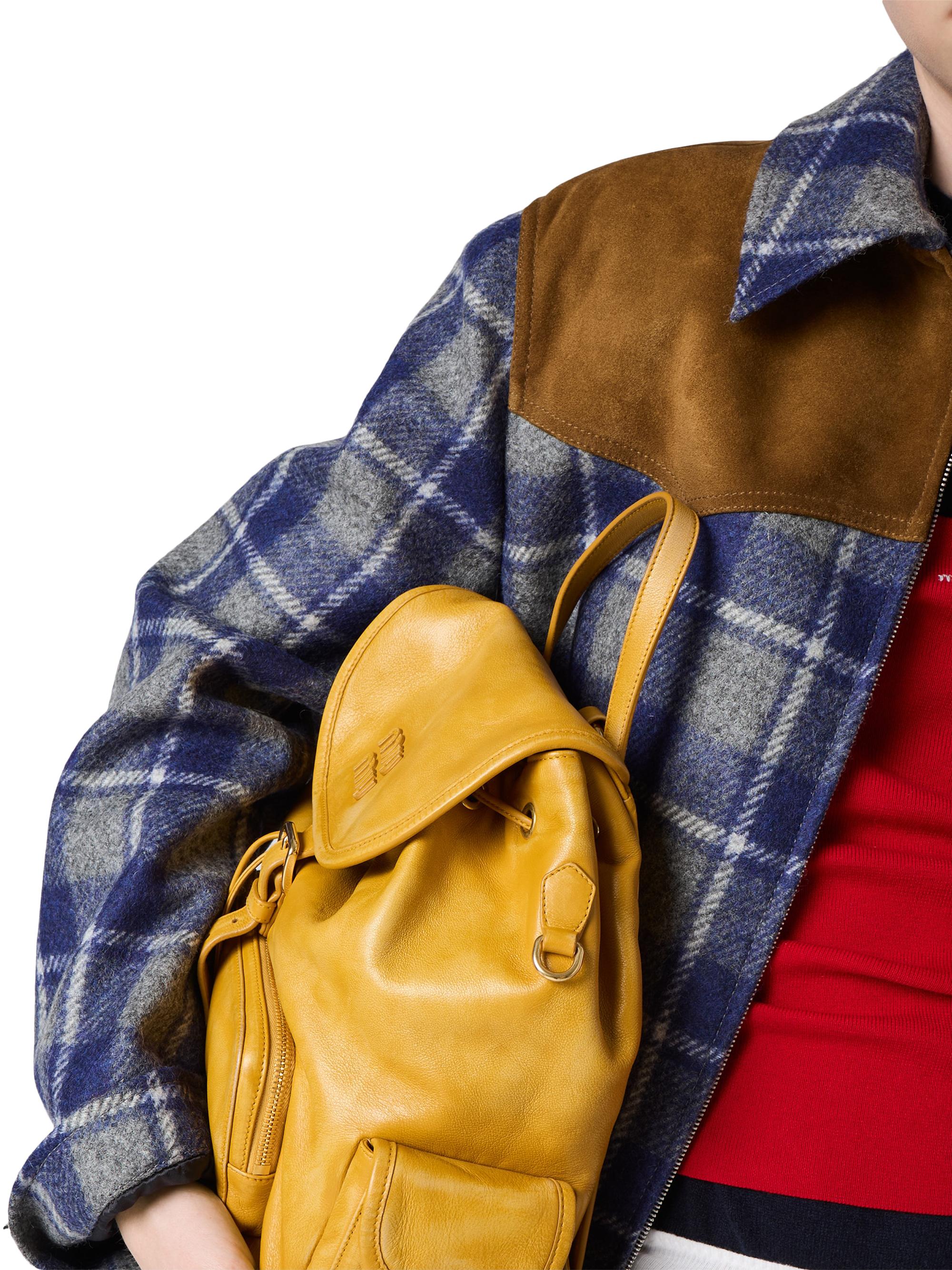 Miu Miu Checked Blouson Jacket | Saks Fifth Avenue