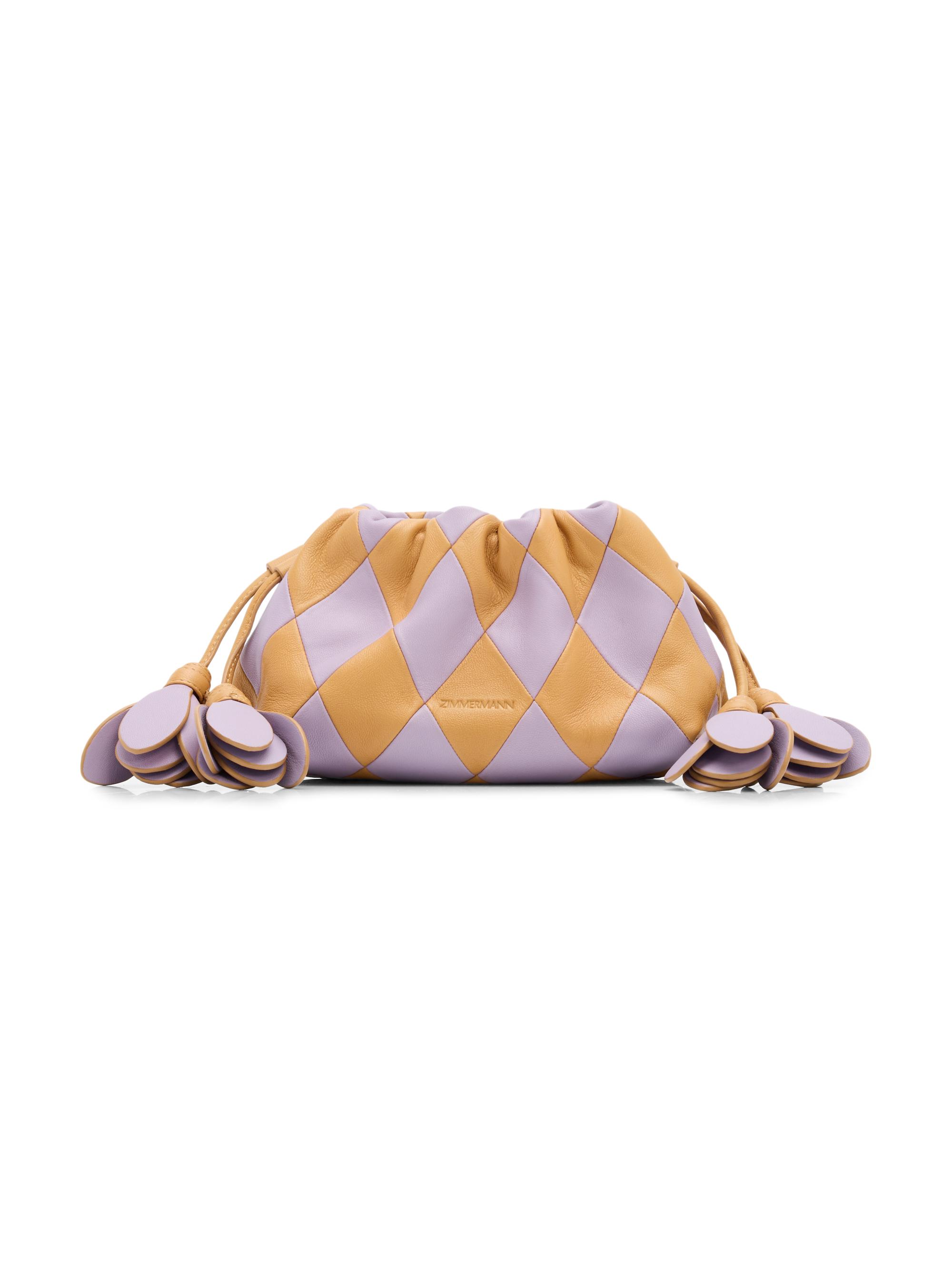 Zimmermann Women's Cloud 91 Small Leather Clutch - Lilac Sand | Thumbnail 7
