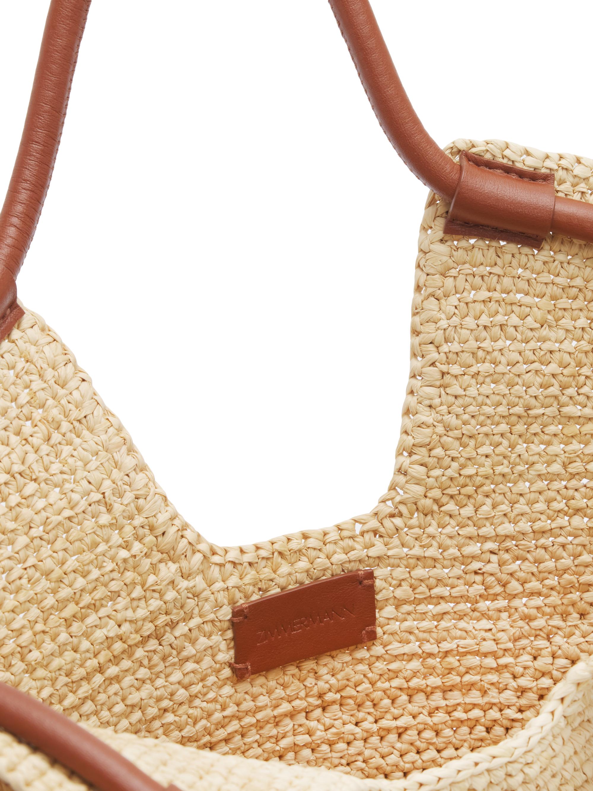 Zimmermann Women's Goldentime  Fringed Tote Bag - Natural | Thumbnail 4