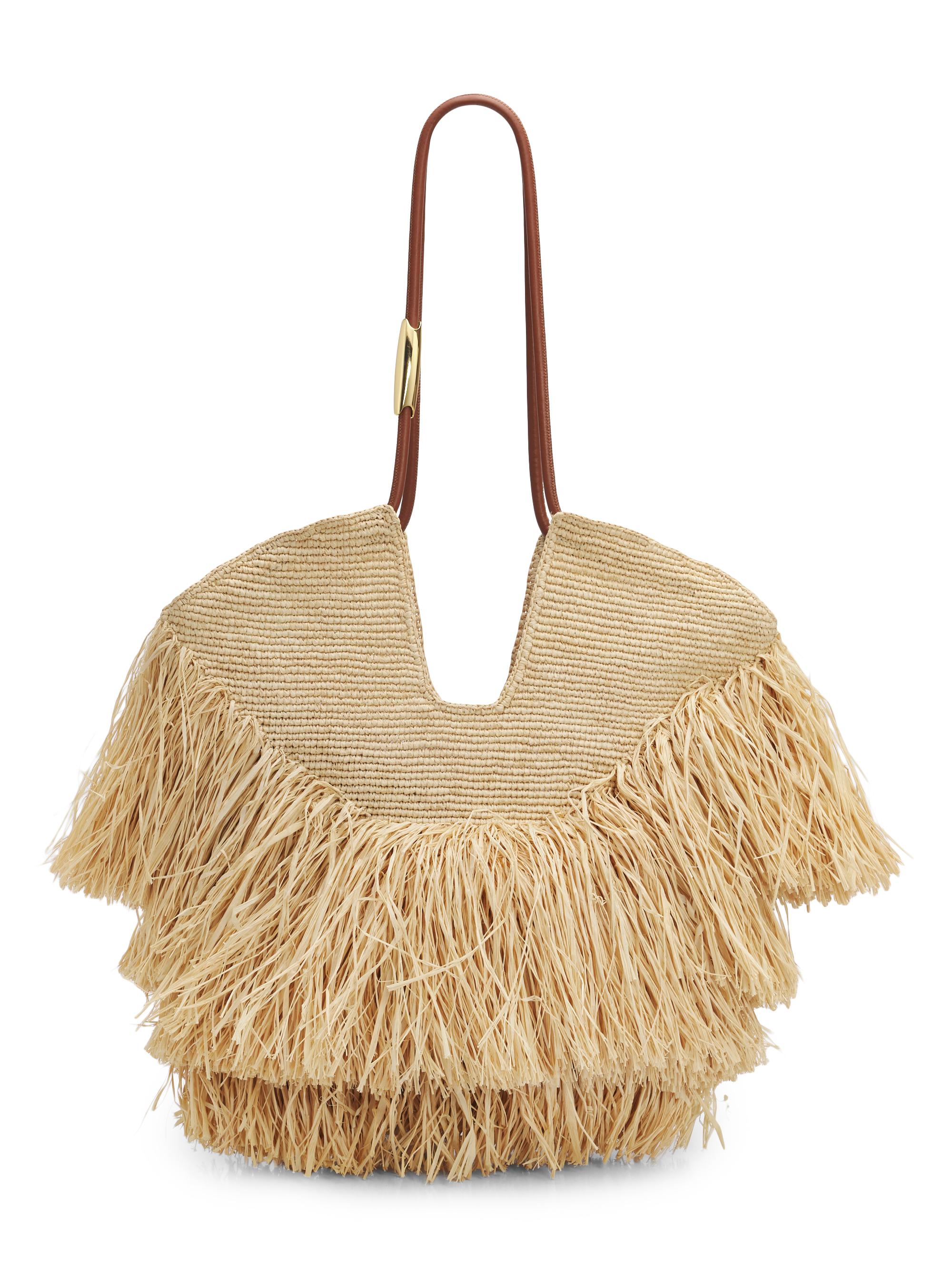 Zimmermann Women's Goldentime  Fringed Tote Bag - Natural