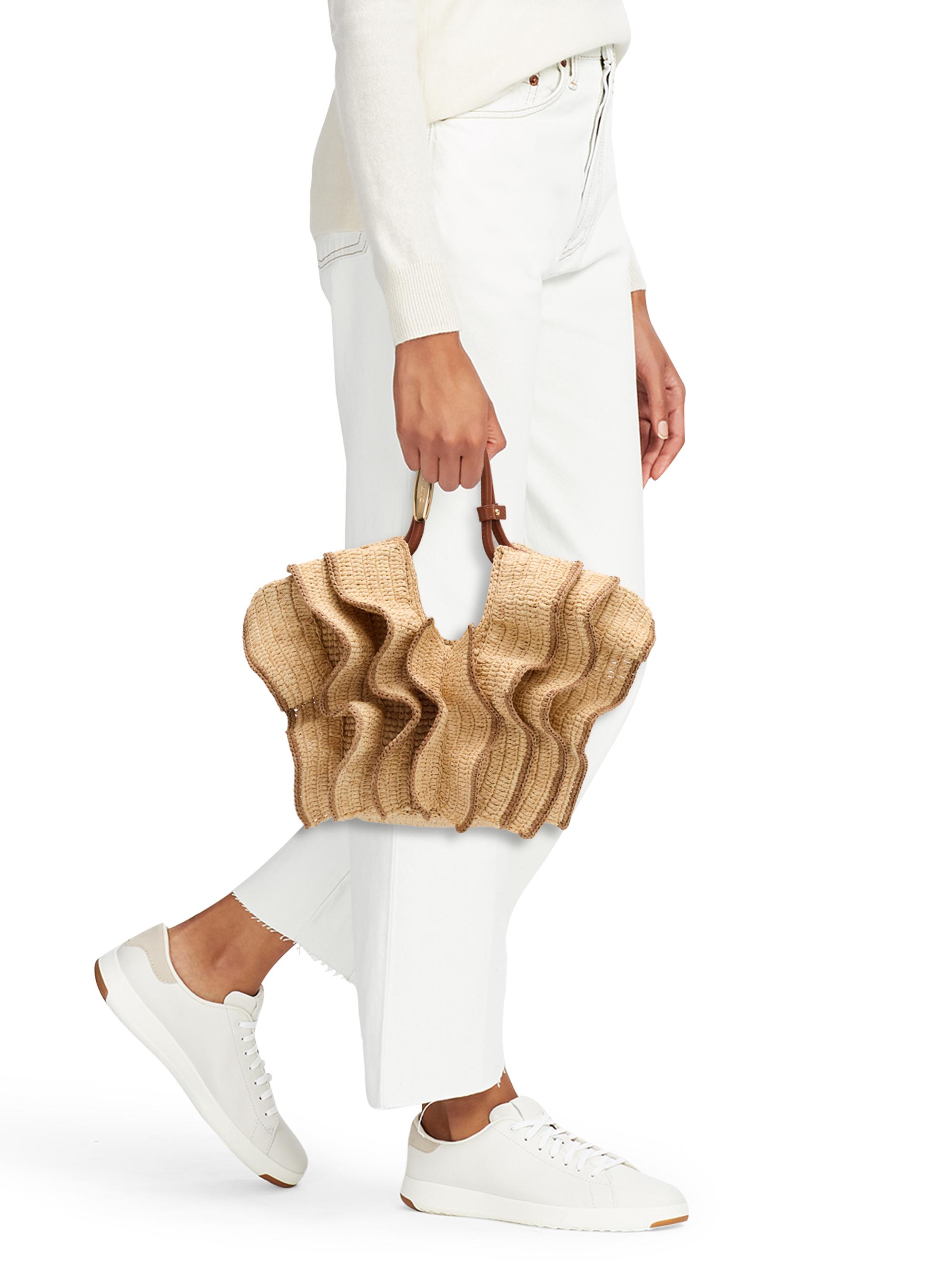 Zimmermann Women's Goldentime  Ruffle Tote Bag - Natural | Thumbnail 2
