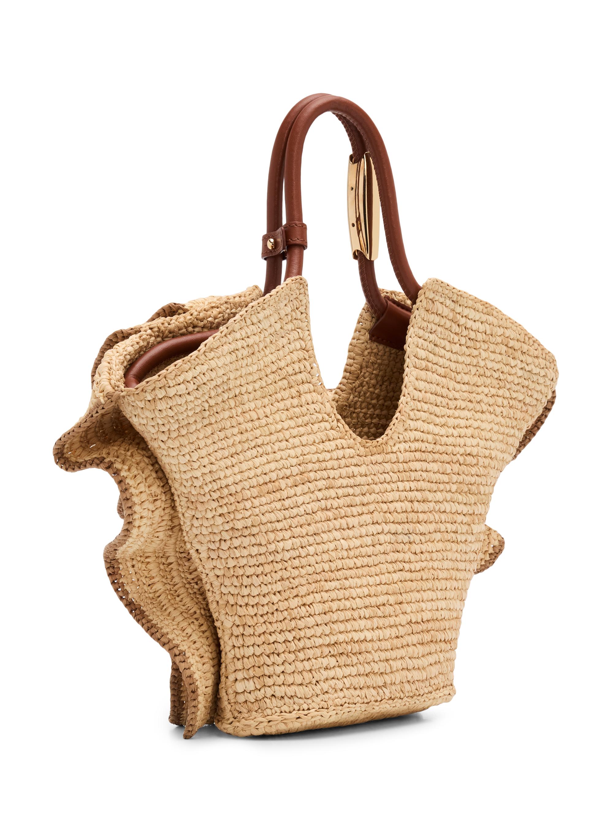 Zimmermann Women's Goldentime  Ruffle Tote Bag - Natural | Thumbnail 3