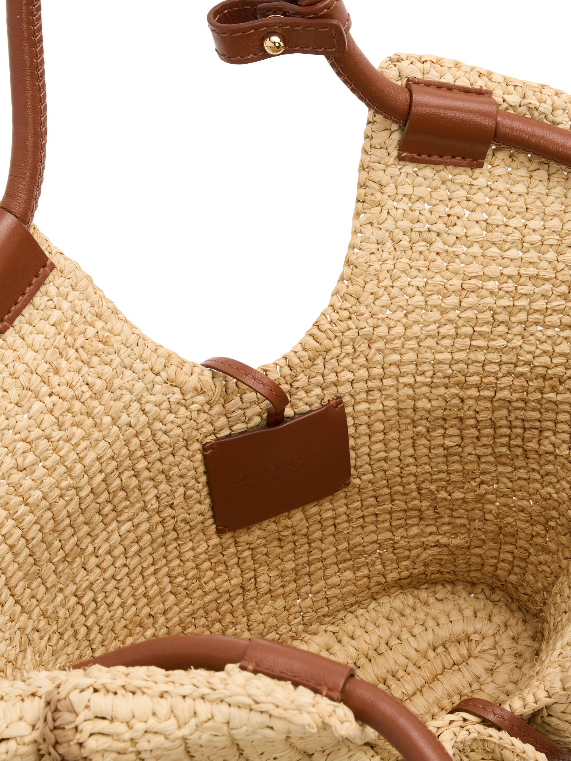 Zimmermann Women's Goldentime  Ruffle Tote Bag - Natural | Thumbnail 4