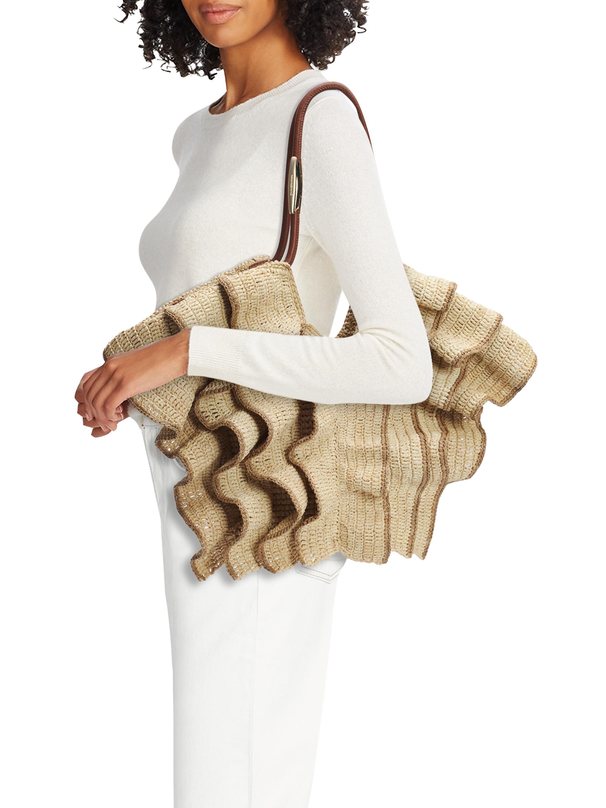 Zimmermann Women's Goldentime  Raffia Tote Bag - Natural | Thumbnail 2