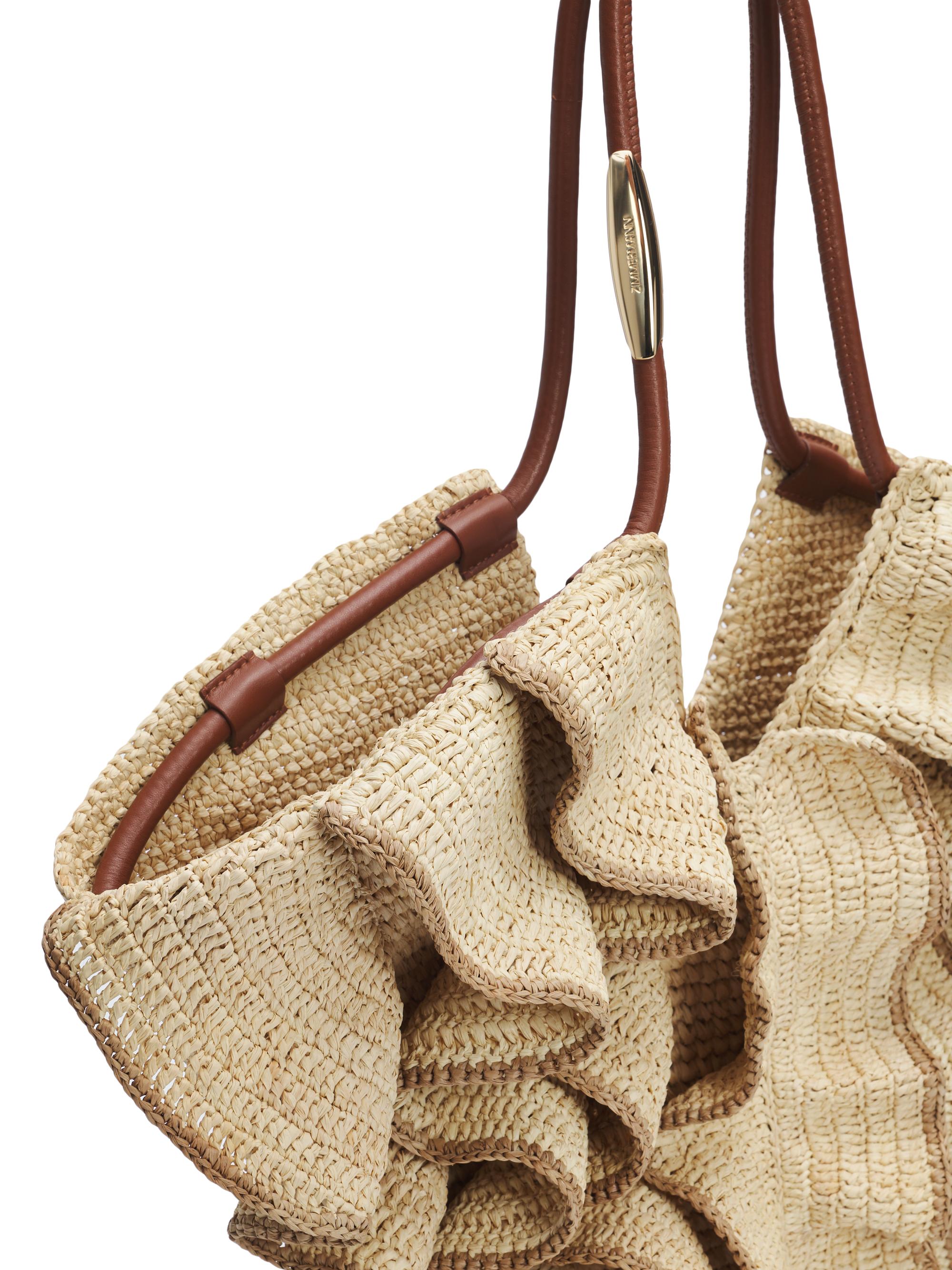 Zimmermann Women's Goldentime  Raffia Tote Bag - Natural | Thumbnail 5