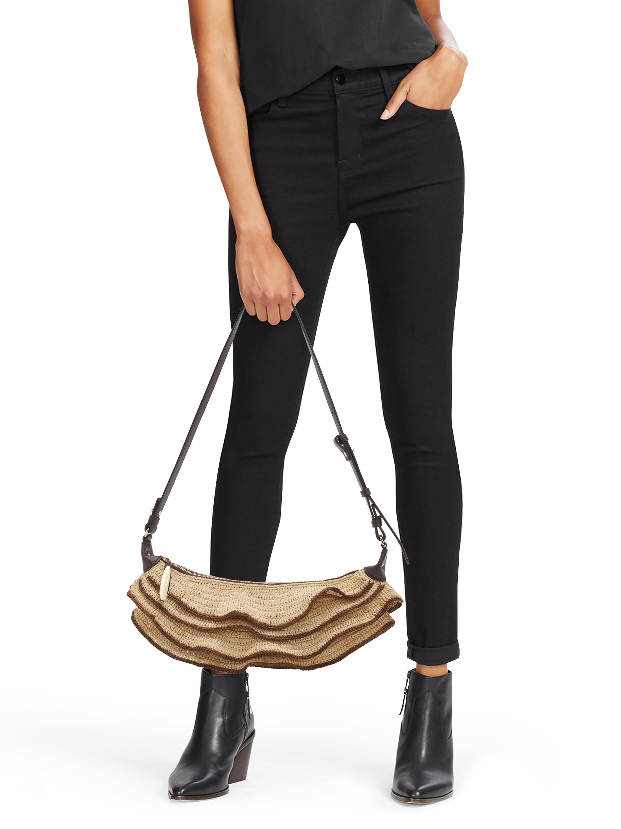 Zimmermann Women's Goldentime Ruffle Shoulder Bag - Natural | Thumbnail 2
