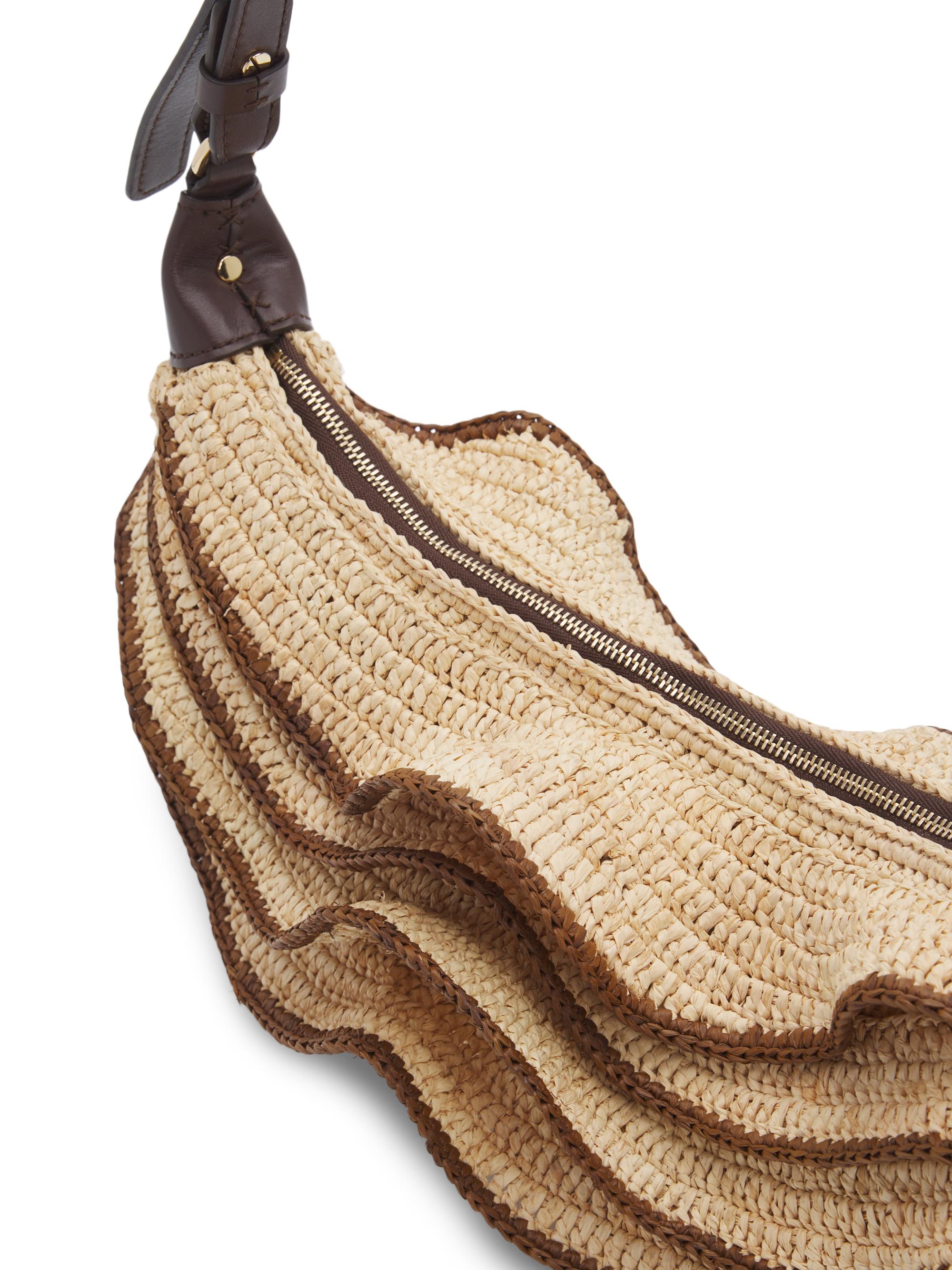Zimmermann Women's Goldentime Ruffle Shoulder Bag - Natural | Thumbnail 5