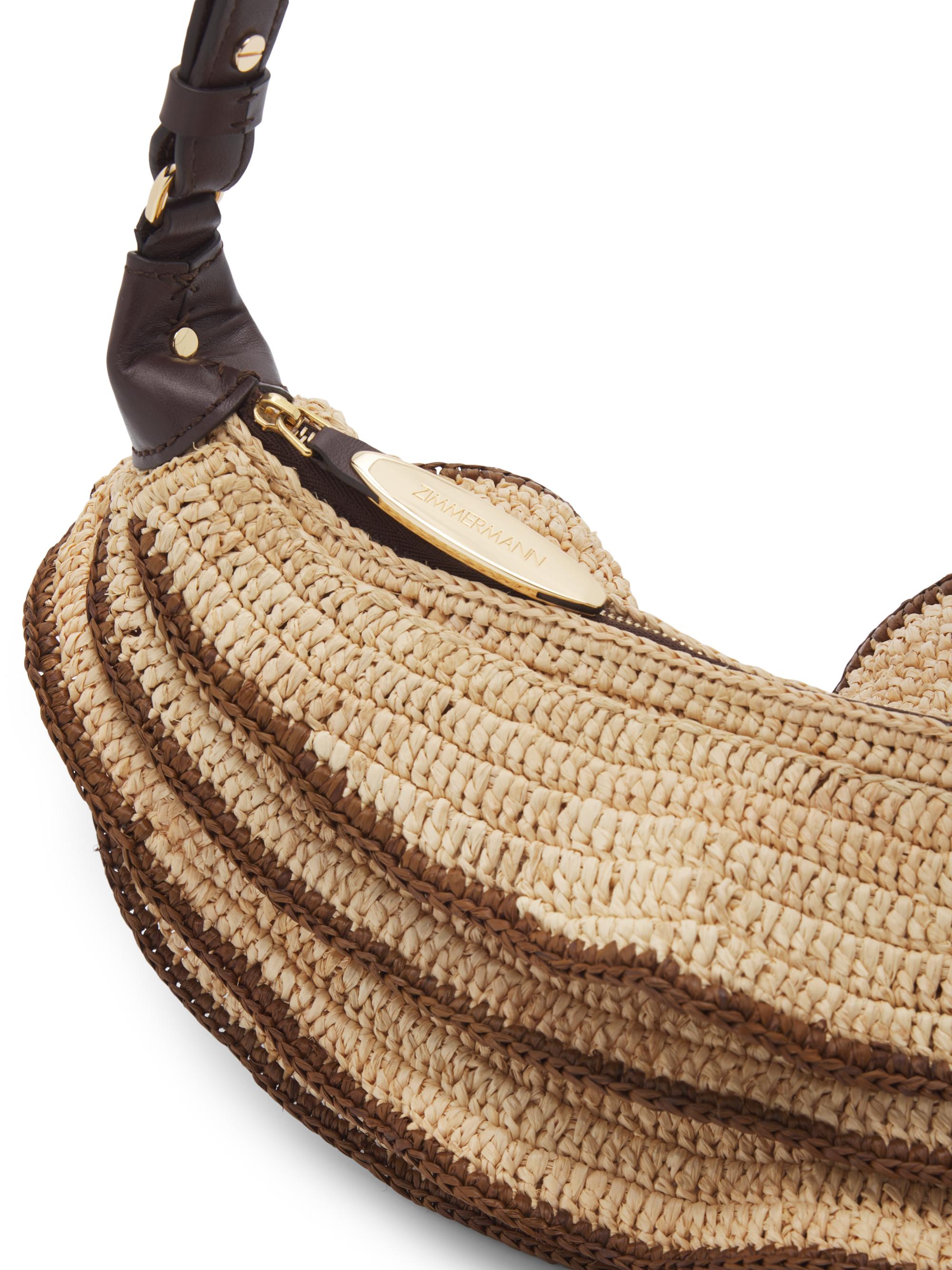 Zimmermann Women's Goldentime Ruffle Shoulder Bag - Natural | Thumbnail 6