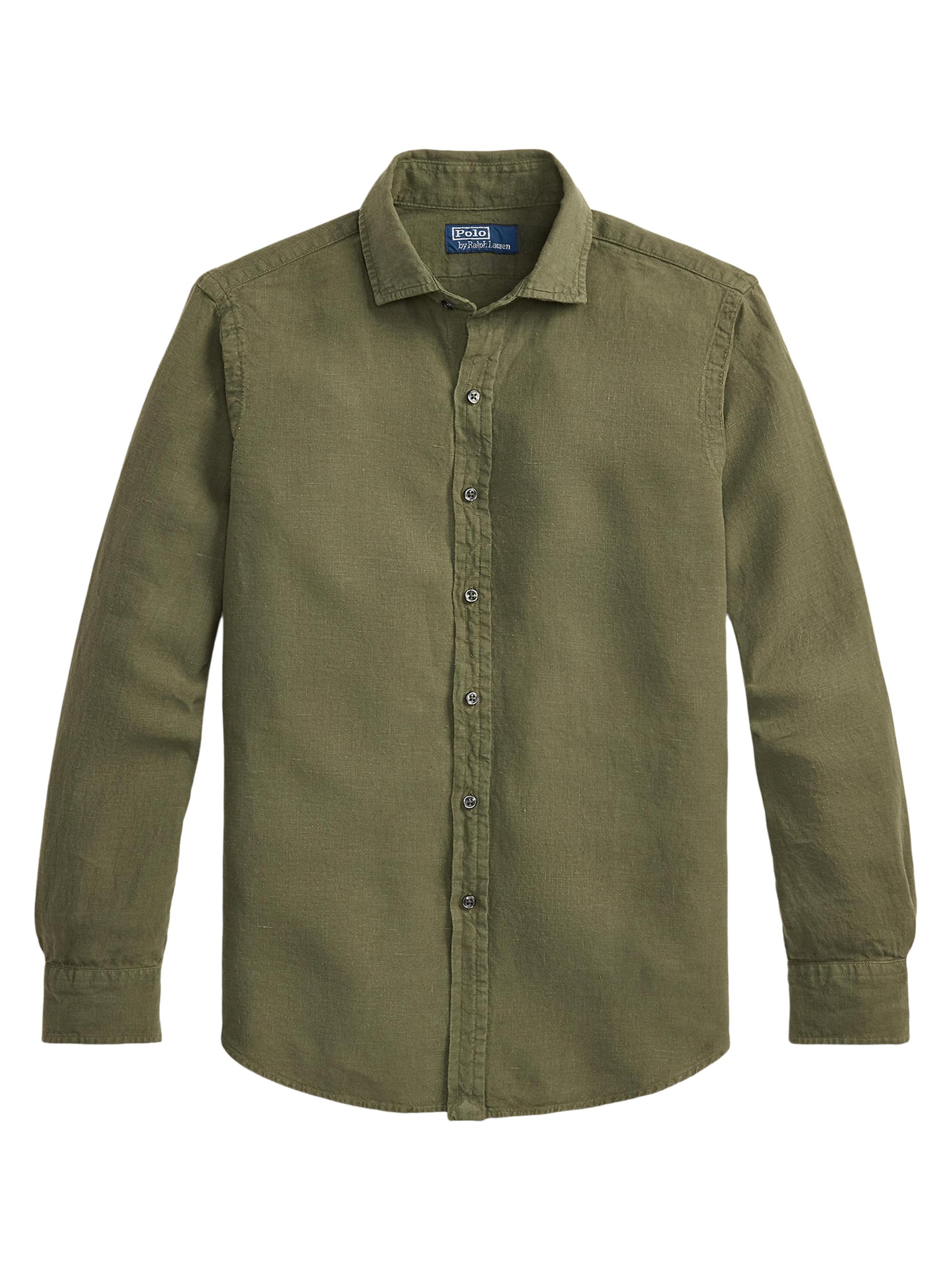 Polo Ralph Lauren Men's Linen Button-Front Shirt - New Olive
