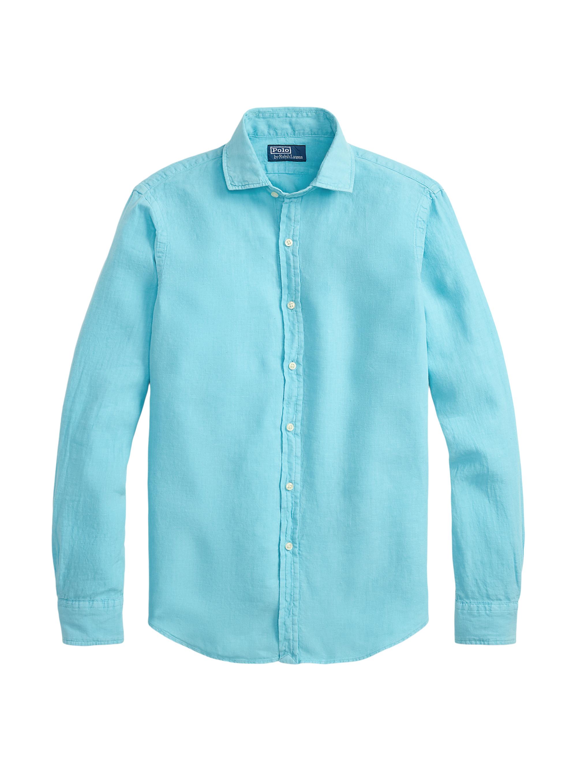 Polo Ralph Lauren Classic-Fit Linen Shirt | Saks Fifth Avenue