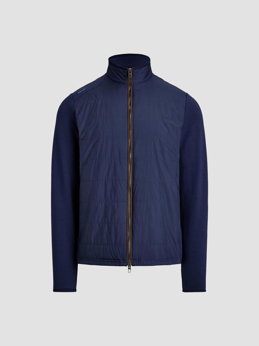 RLX Ralph Lauren Performance Quilted Zip-Front Sweatshirt | Saks