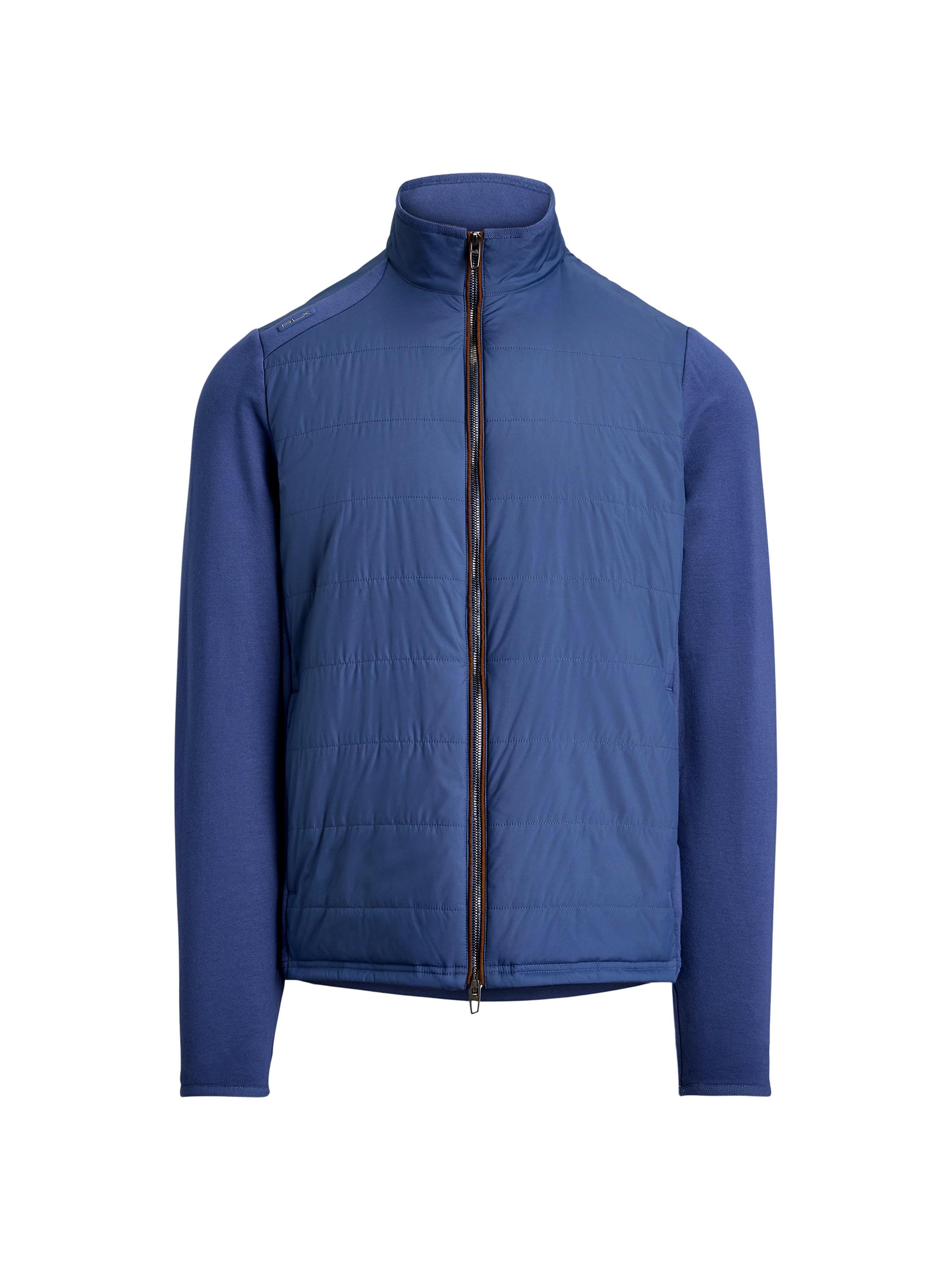 RLX Ralph Lauren Men's Performance Quilted Zip-Front Sweatshirt - Old Royal