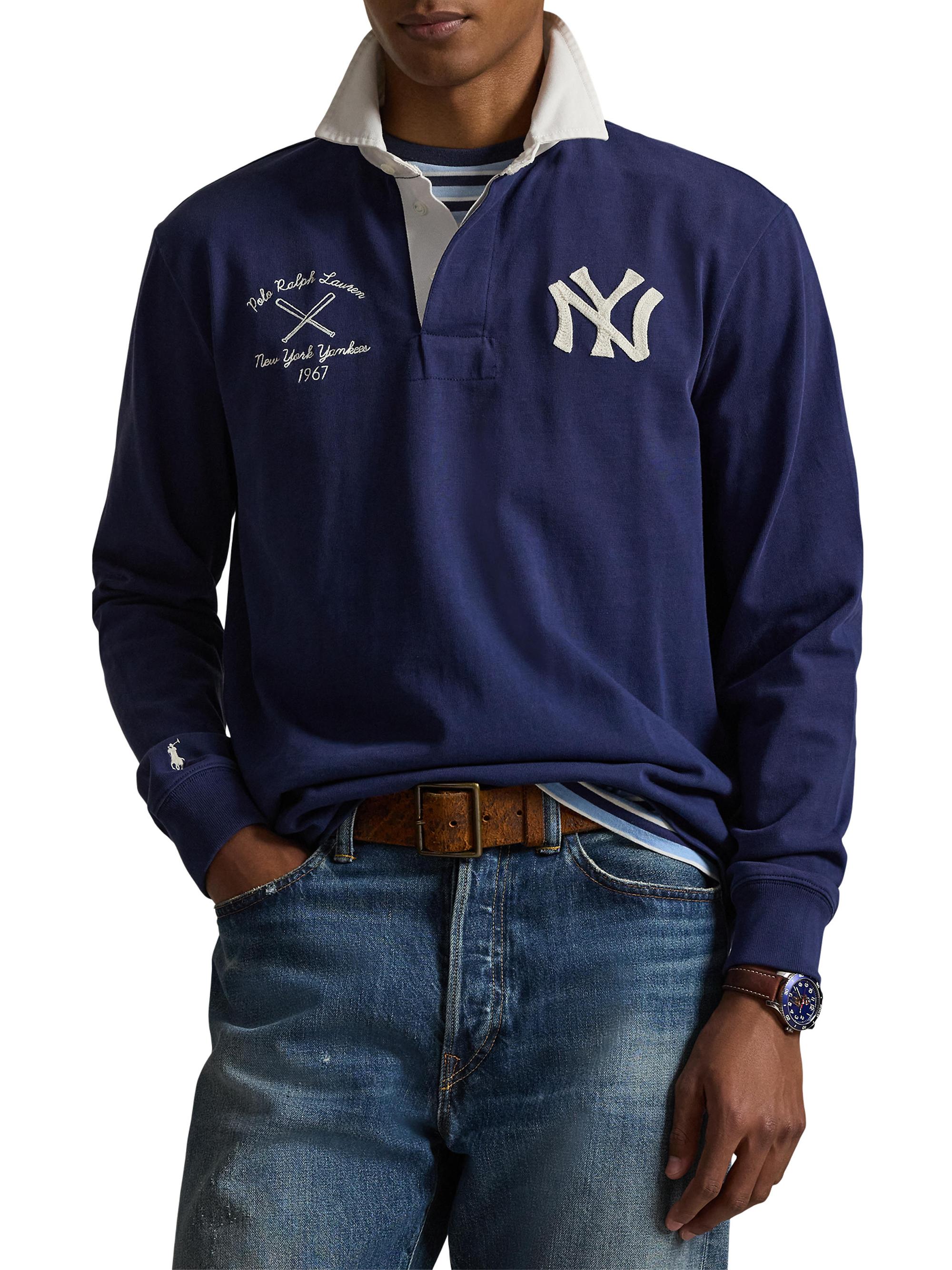 Polo Ralph Lauren Yankees Cotton Rugby Shirt | Saks Fifth Avenue