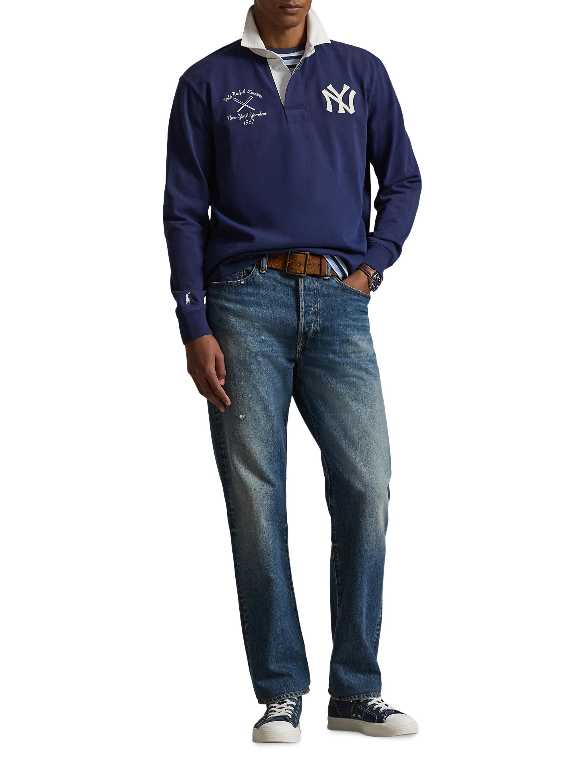Polo Ralph Lauren Yankees Cotton Rugby Shirt | Saks Fifth Avenue