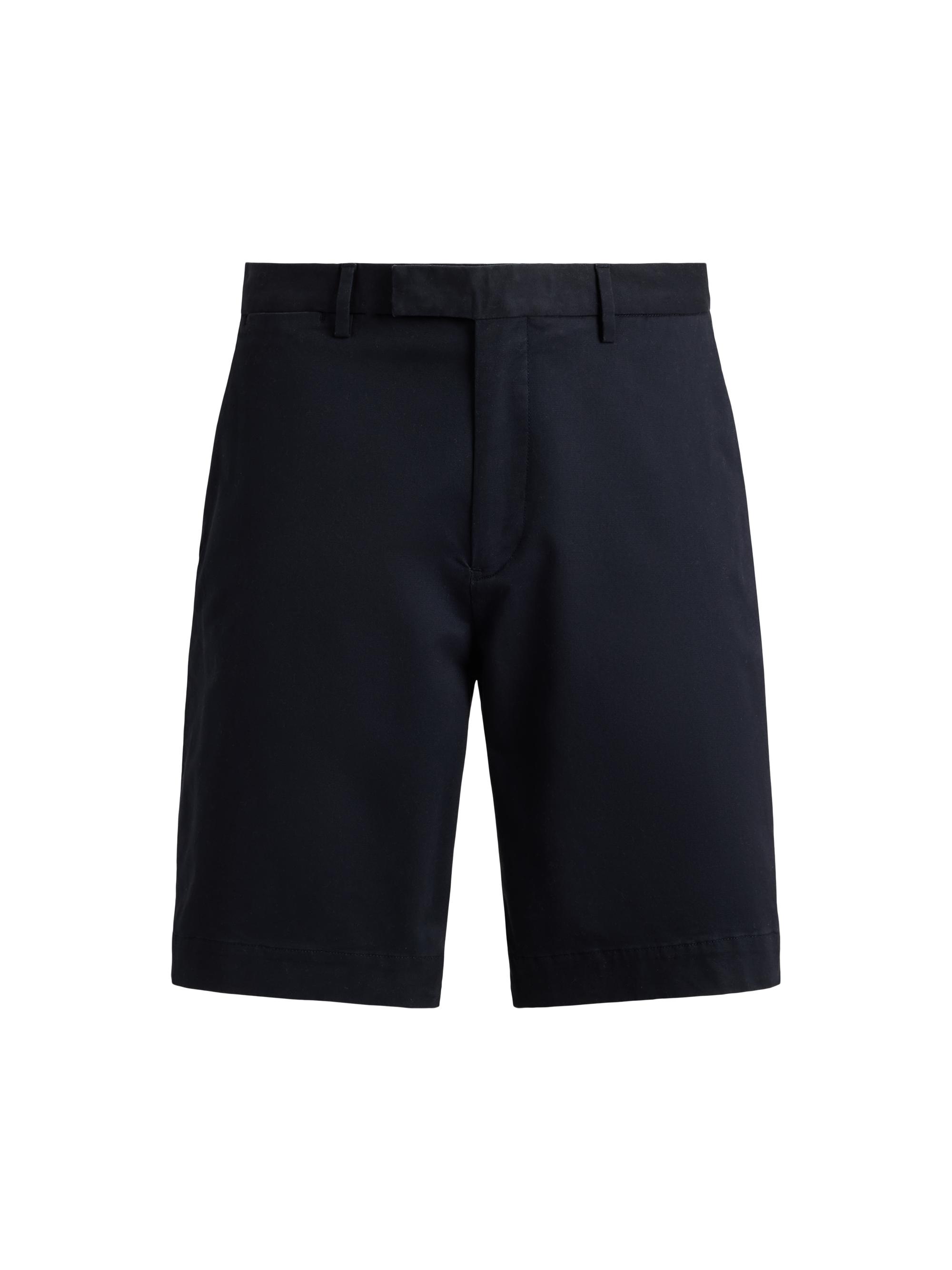 Polo Ralph Lauren Striped Double-Knit Stretch-Cotton Track Shorts