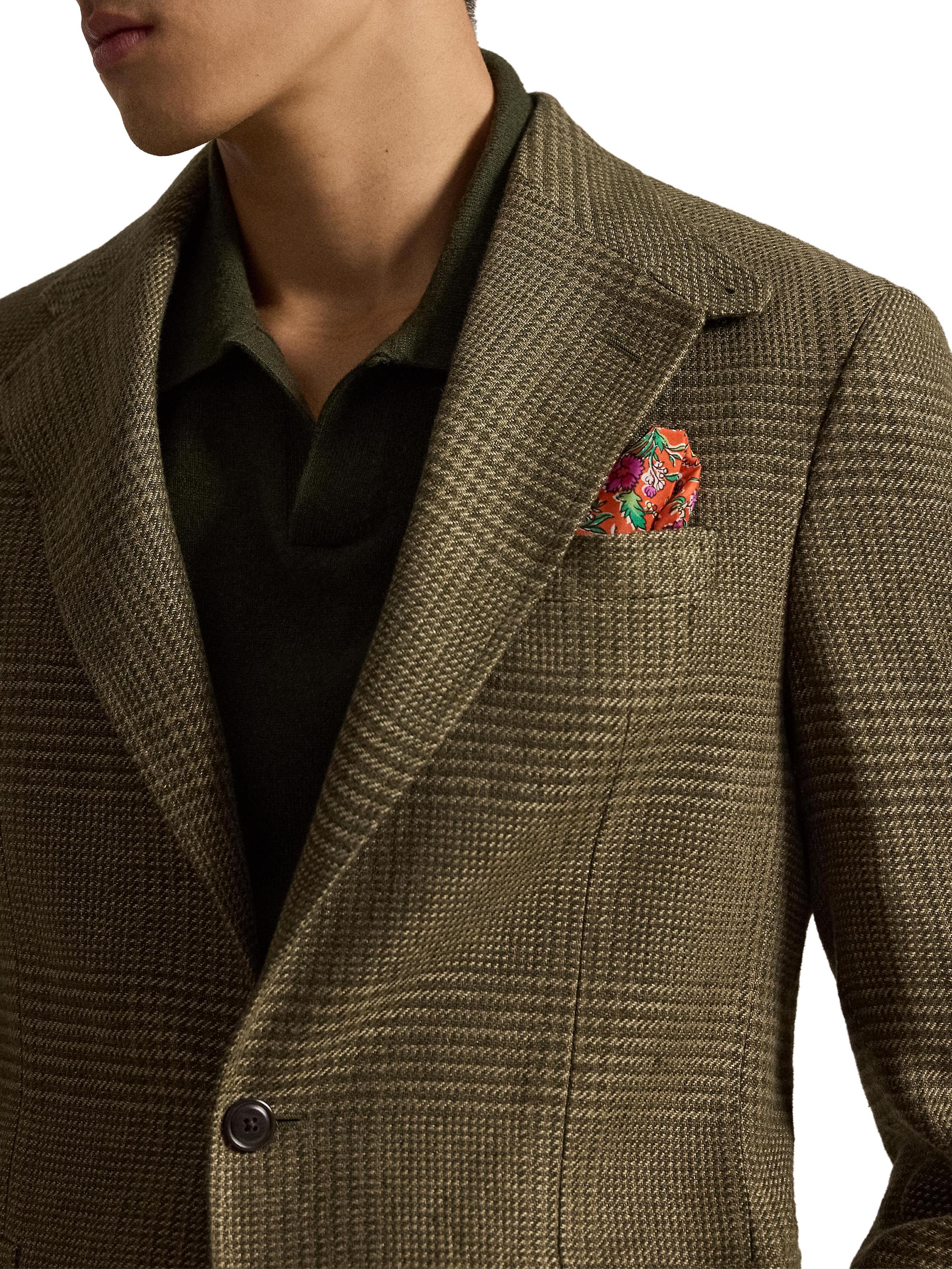 Polo Ralph Lauren Glen Checked Linen-Blend Blazer | Saks Fifth Avenue