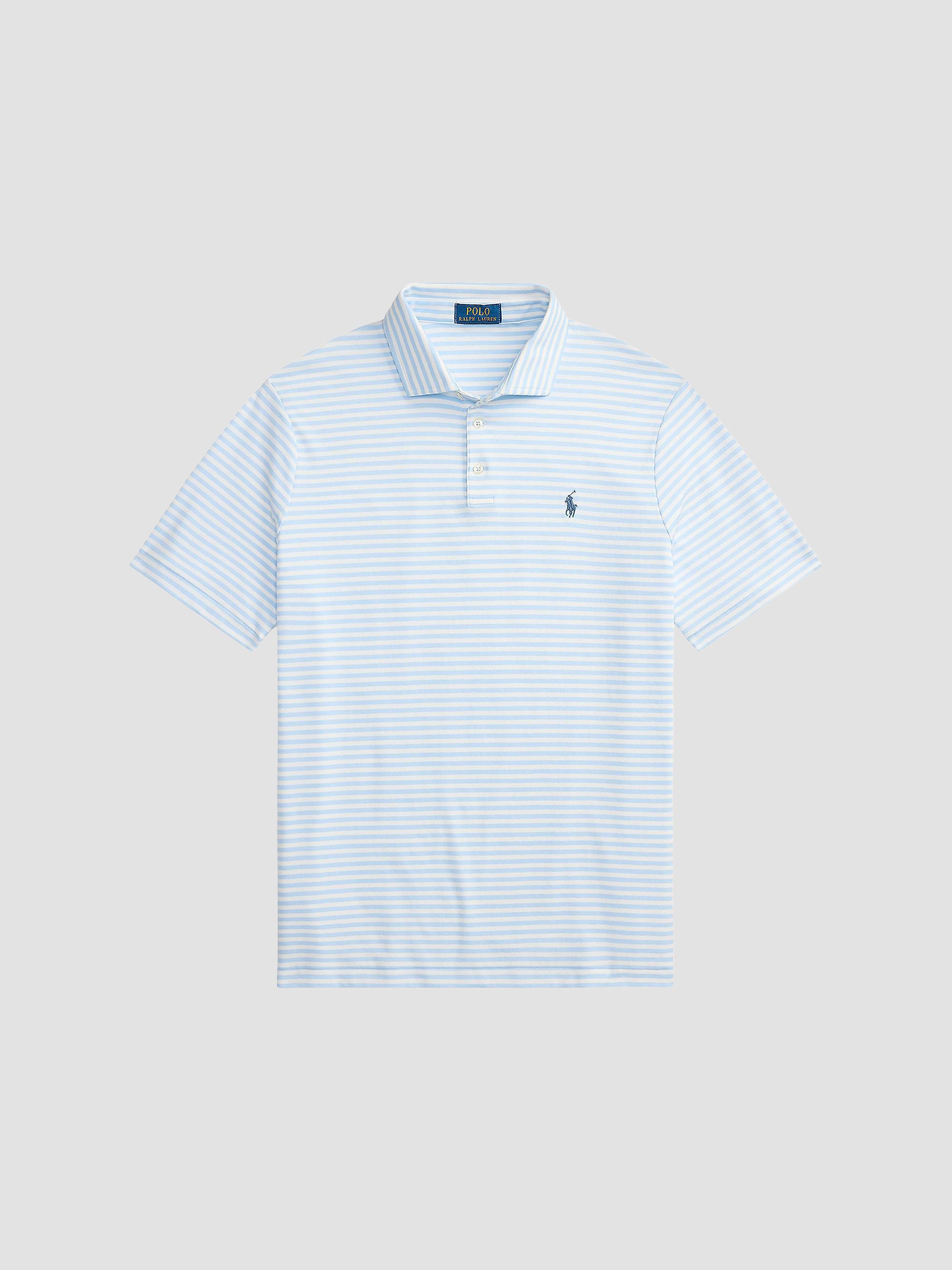 Polo Ralph Lauren Jacquard Mesh Cotton Polo Shirt | Saks Fifth Avenue